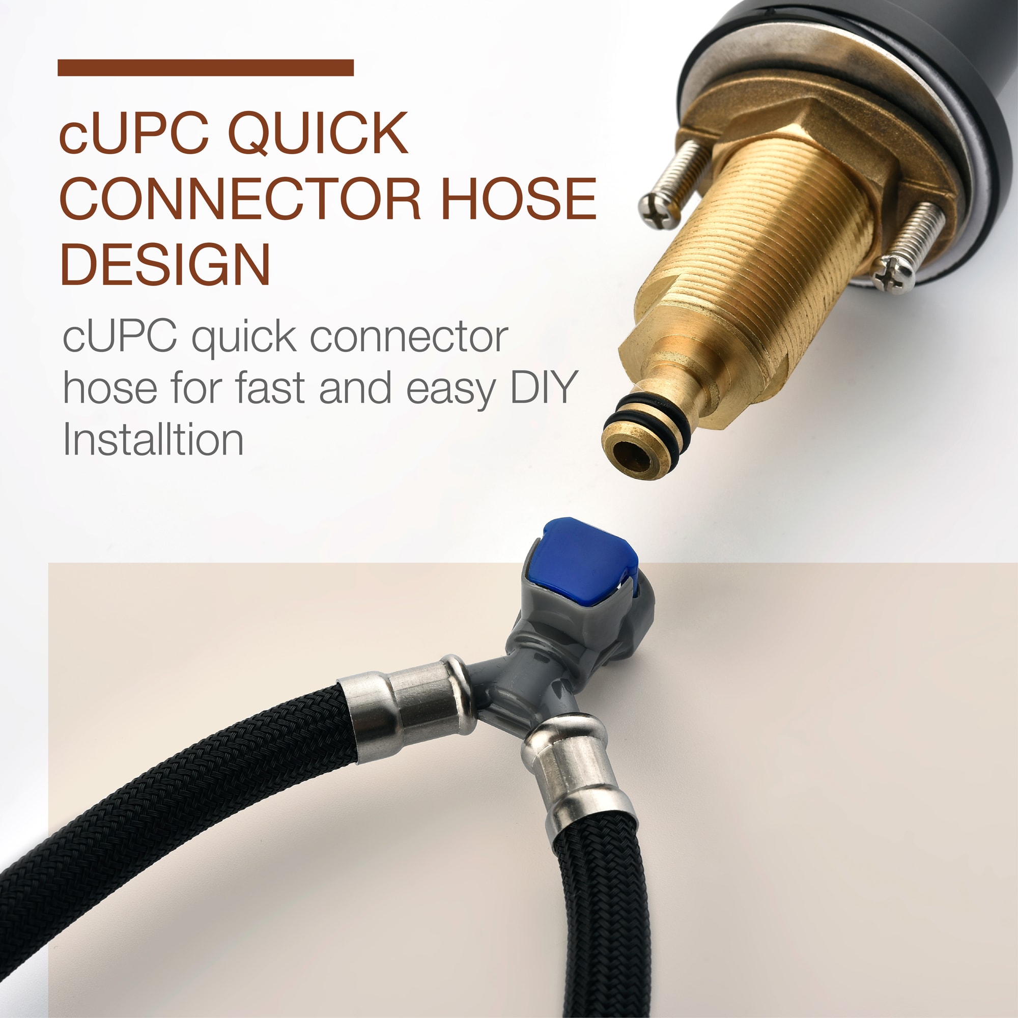 Mondawe 8-in Brass 3 Hole Widespread Double Handle Bathroom Sink Faucet in Black/Gold/Nickel-Mondawe