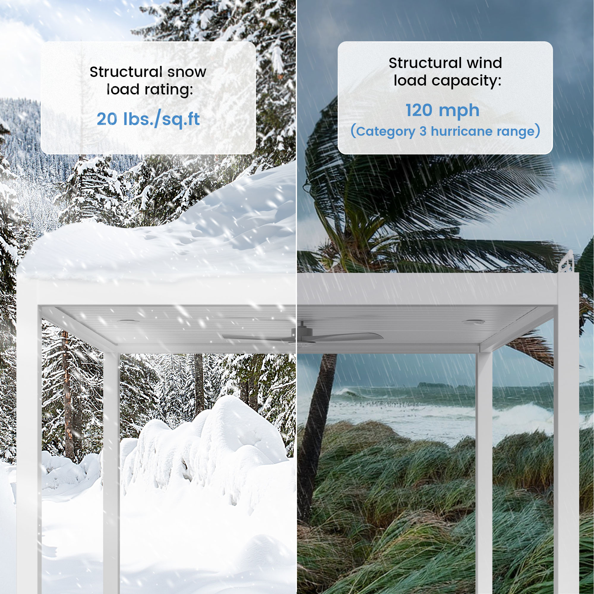 Aluminum Outdoor Pergola Gazebo with Adjustable Louvered Roof and Solar-Powered LED Lights – Modern Weather-Resistant Patio Shade Structure