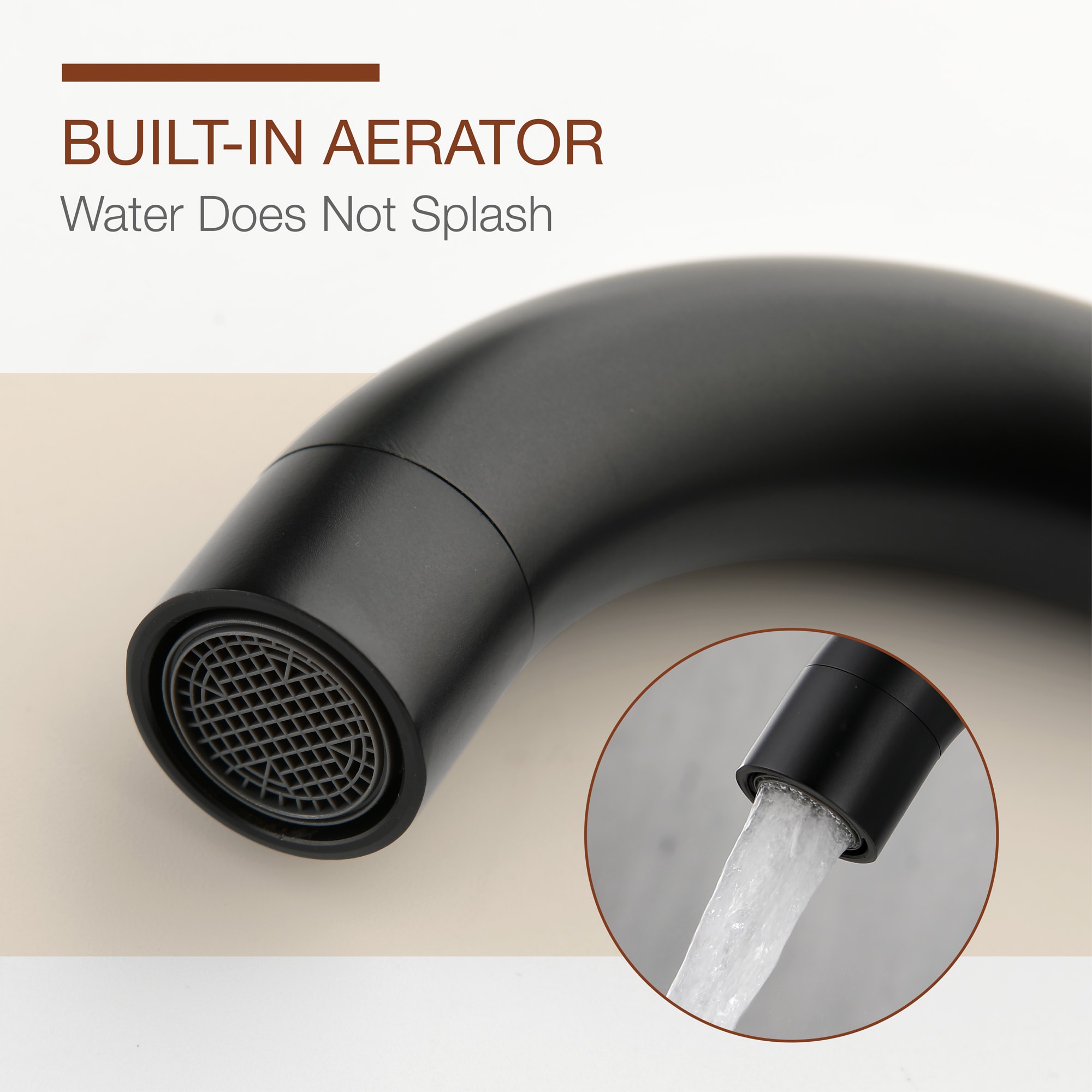 Mondawe 8-in Brass 3 Hole Widespread Double Handle Bathroom Sink Faucet in Black/Gold/Nickel-Mondawe