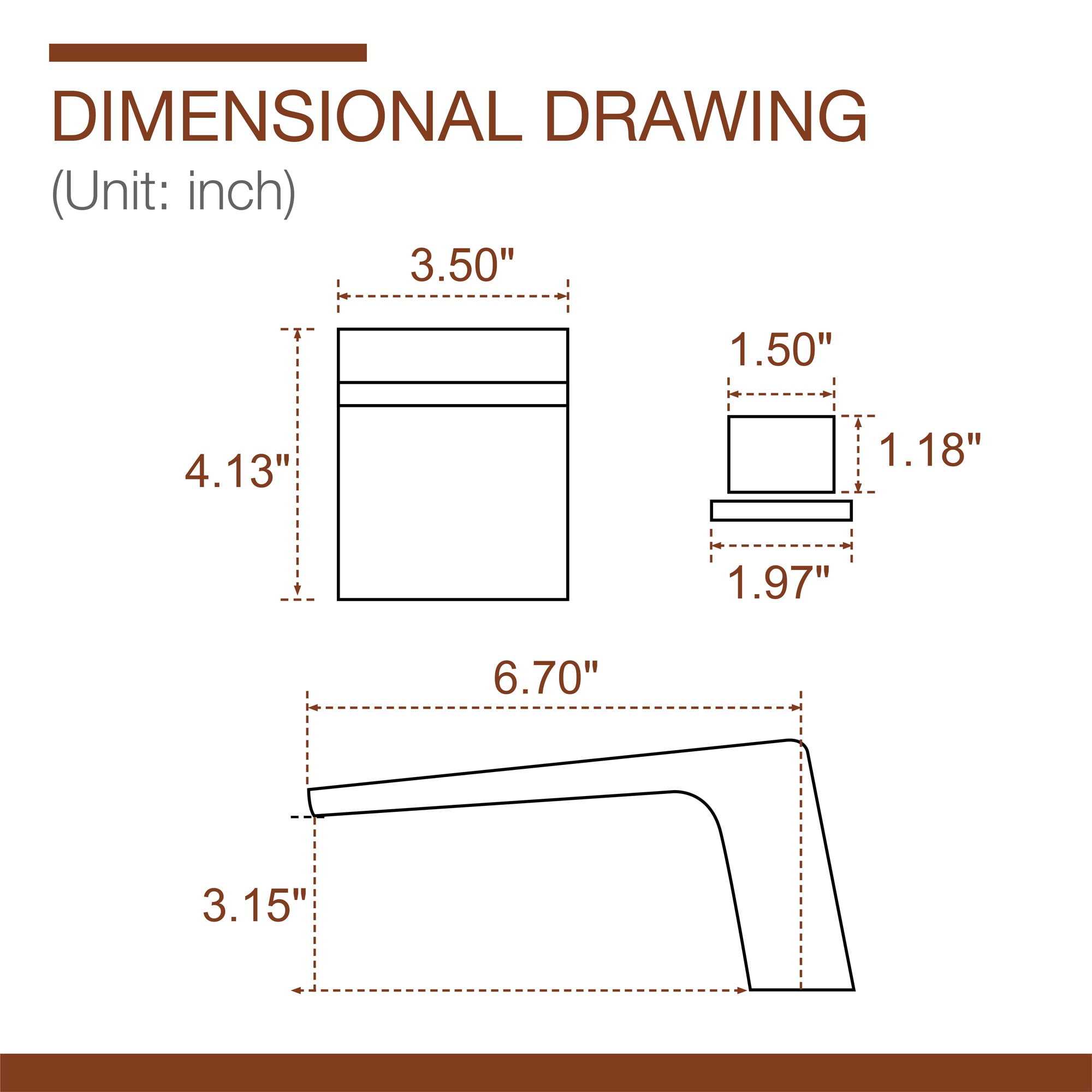 mb-Mondawe Double Handle 8-Inch Center Wide-Spread Bathroom Faucet(Black/Gold/Nickel/Gray)-Mondawe