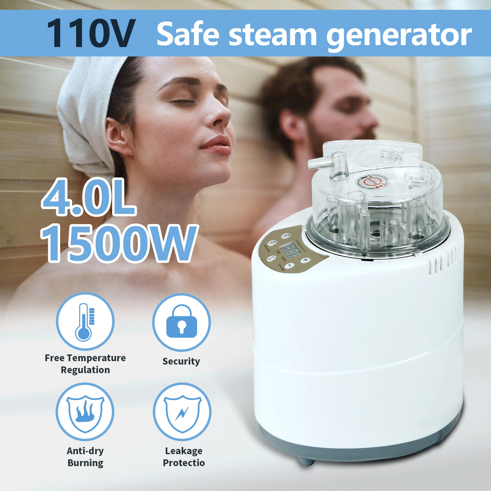 Sojourner Portable Sauna for Home - Steam Sauna Tent, Personal Sauna - Sauna Heater, Tent, Chair, Remote Included for Home Sauna - Enjoy Your Own Personal Spa 