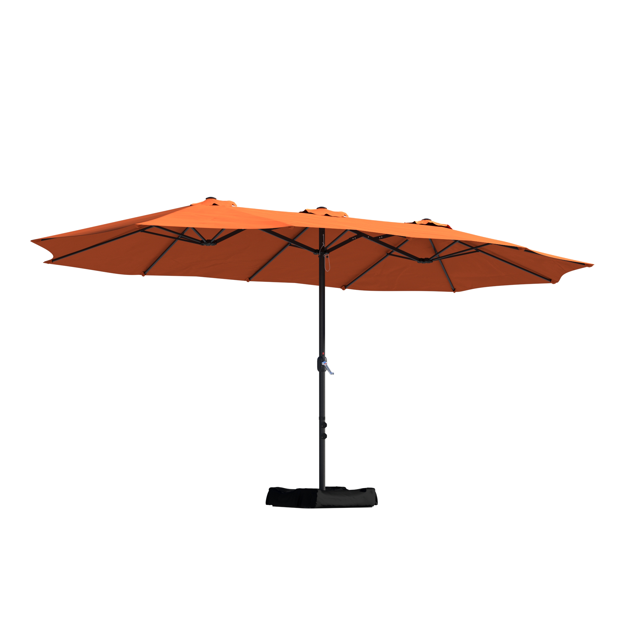 Mondawe 15ft Rectangular Patio Market Umbrella with Base-Mondawe