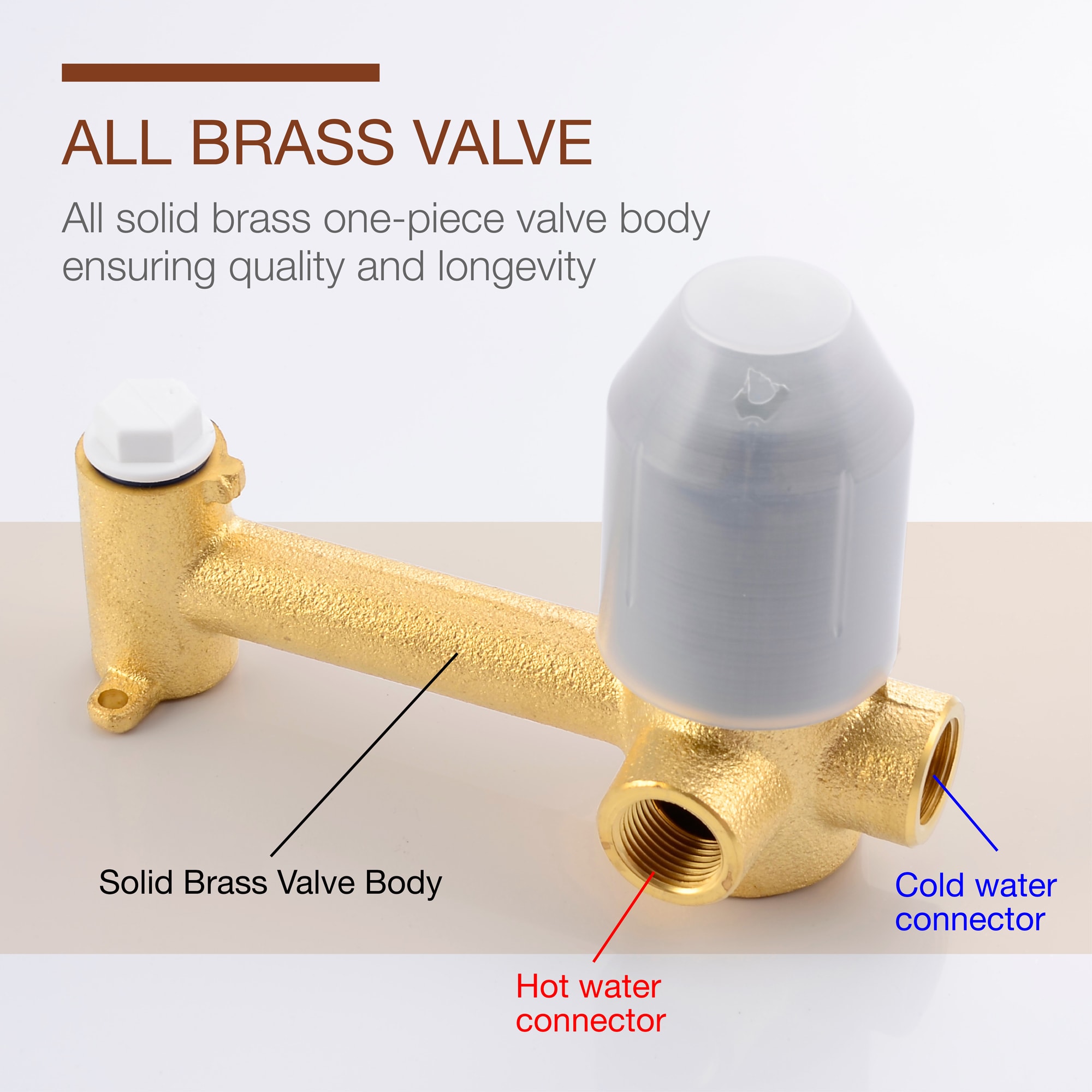 Mondawe Wall Mount Bathroom Sink Faucet Single Handle in Black/Gold-Mondawe