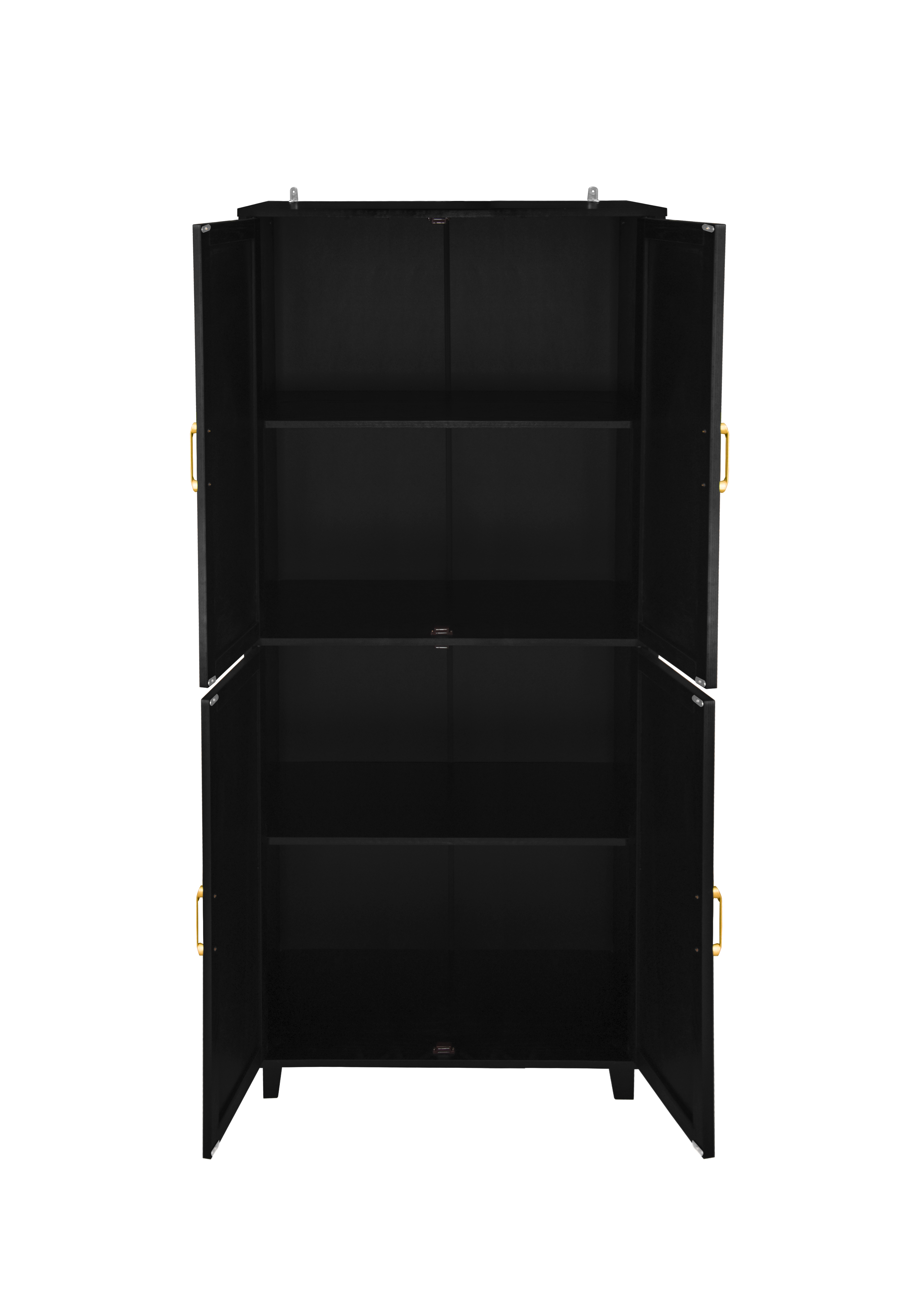 Boyel Living 4 Door Cabinet, with 4 Adjustable Inner Shelves, Storage Cabinet 