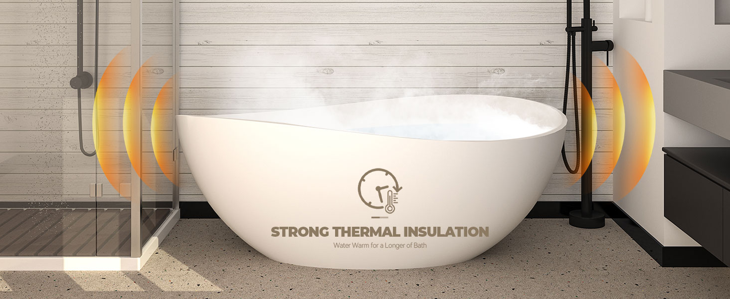solid surface freestanding tub