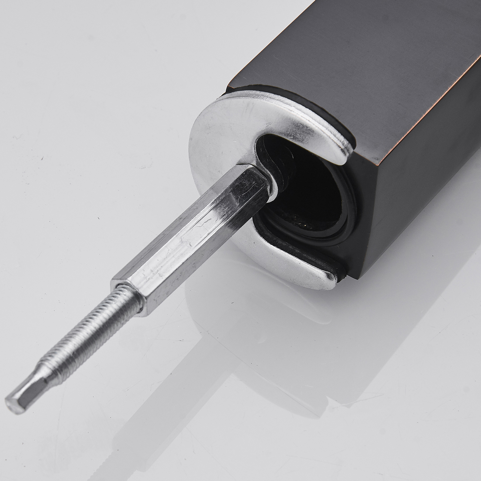 Boyel Living Single Handle Single Hole Bathroom Faucet with Deckplate Included, Pop Up Drain and Water Supply Hoses in Chrome/Matte Black/Brushed Nickel/Oil Rubbed Bronze