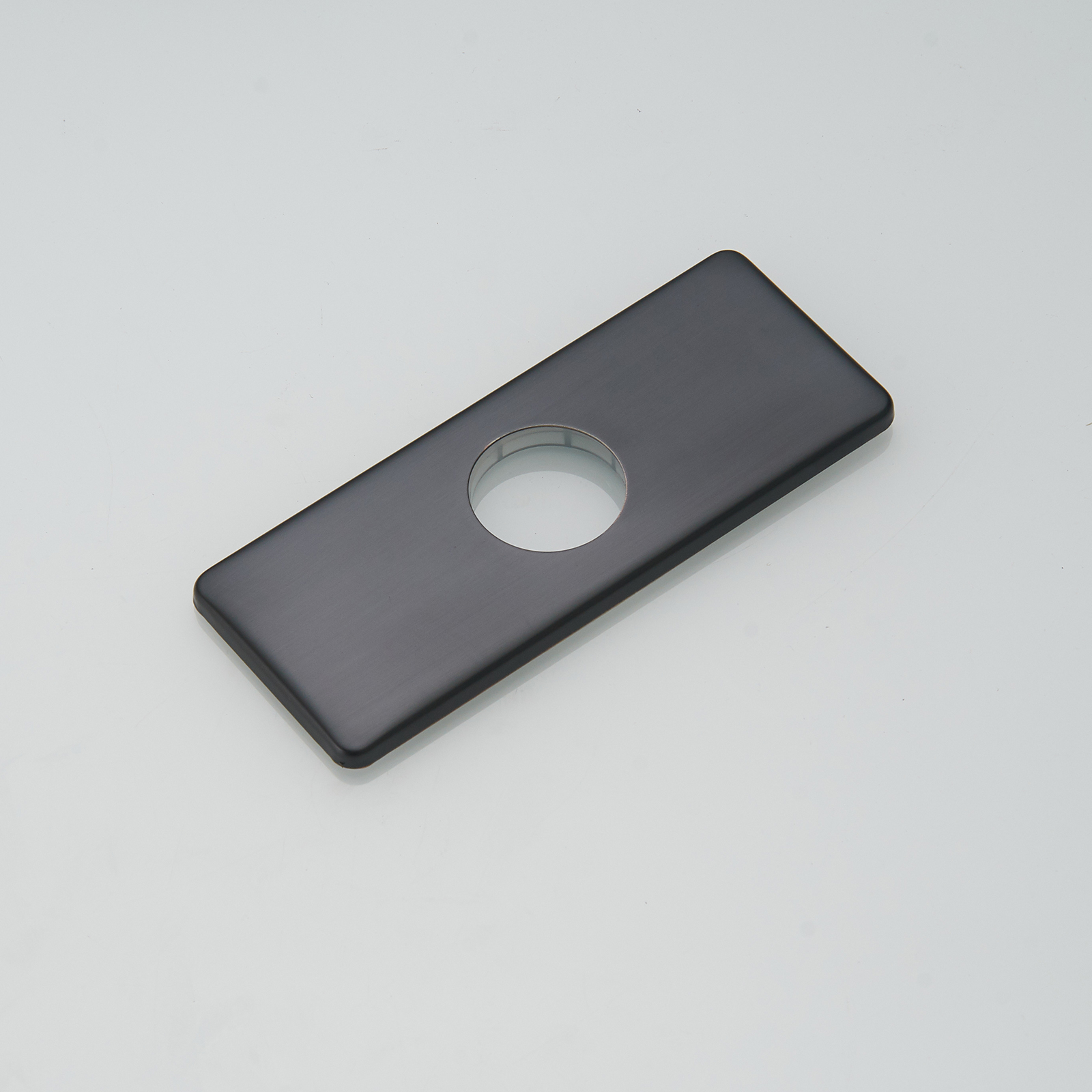 Boyel Living Single Handle Single Hole Bathroom Faucet with Deckplate Included, Pop Up Drain and Water Supply Hoses in Chrome/Matte Black/Brushed Nickel/Oil Rubbed Bronze