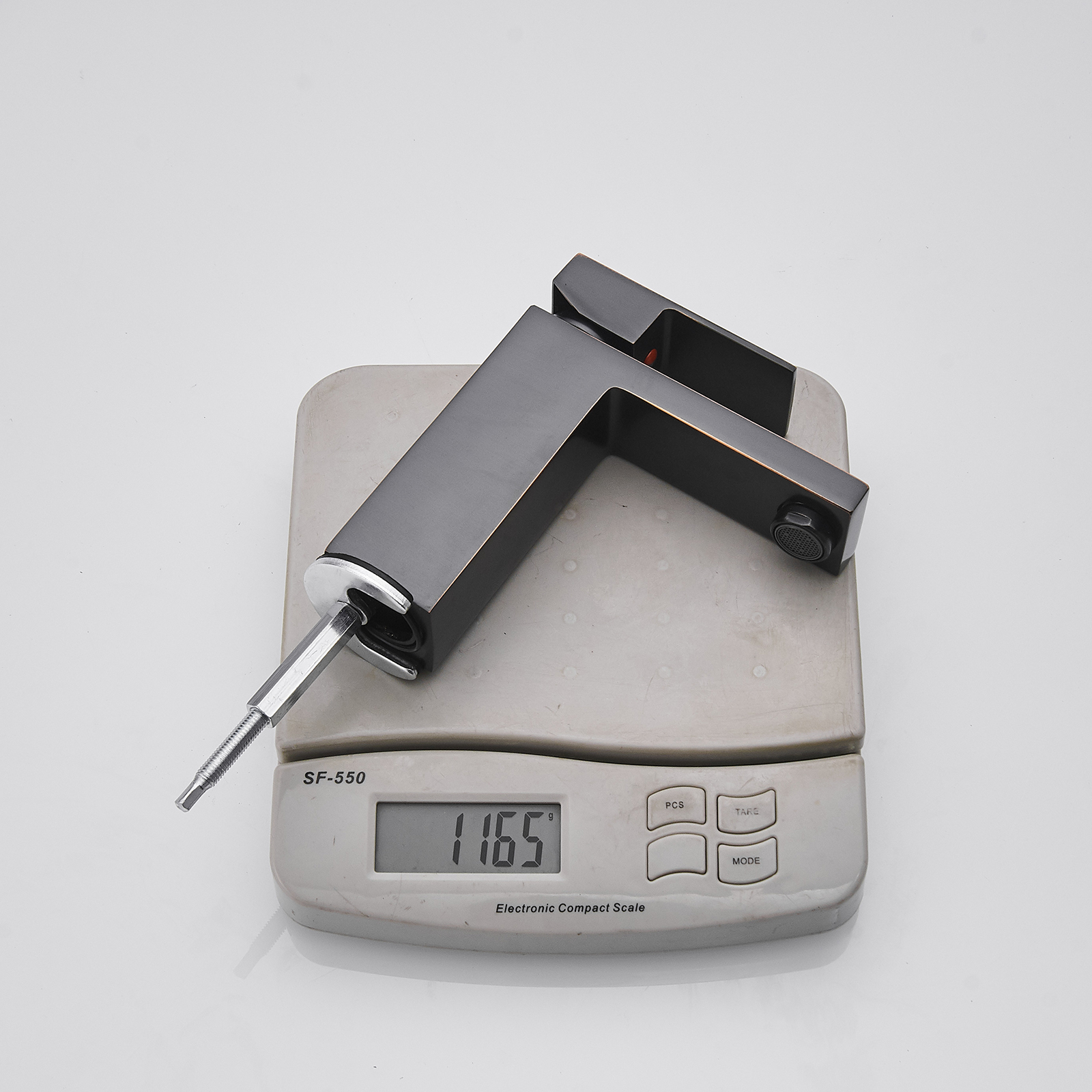 Boyel Living Single Handle Single Hole Bathroom Faucet with Deckplate Included, Pop Up Drain and Water Supply Hoses in Chrome/Matte Black/Brushed Nickel/Oil Rubbed Bronze