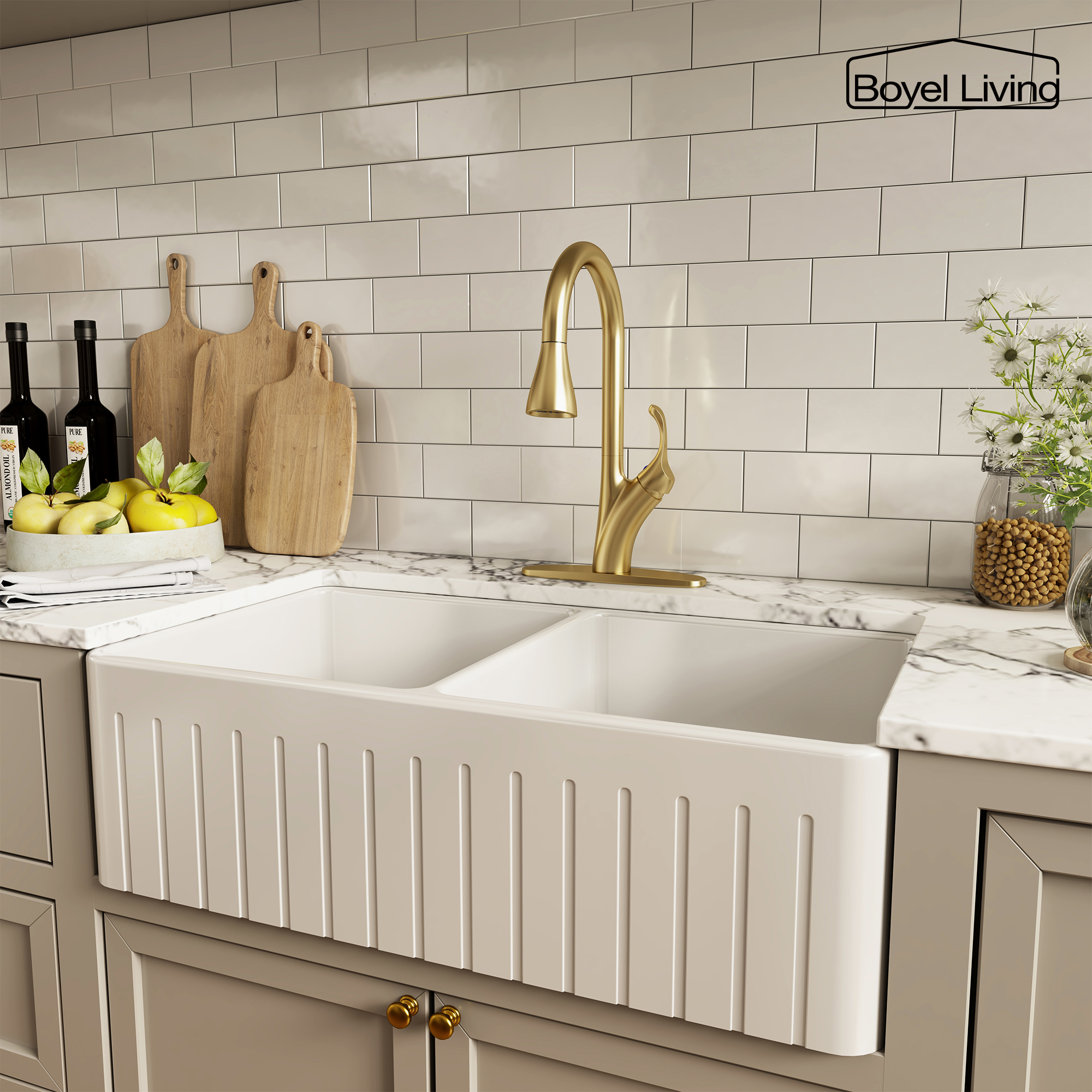 Kitchen Faucet with Pull Down Sprayer