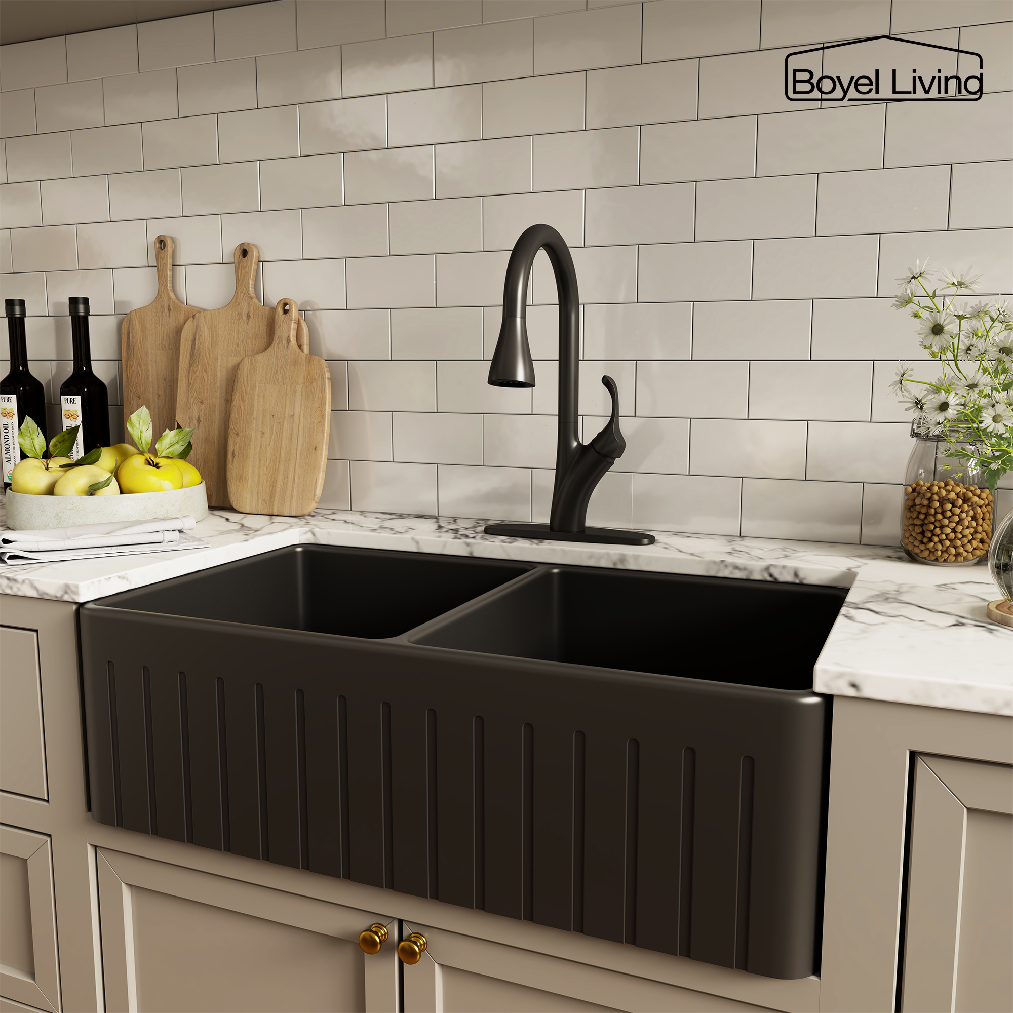 Kitchen Faucet with Pull Down Sprayer