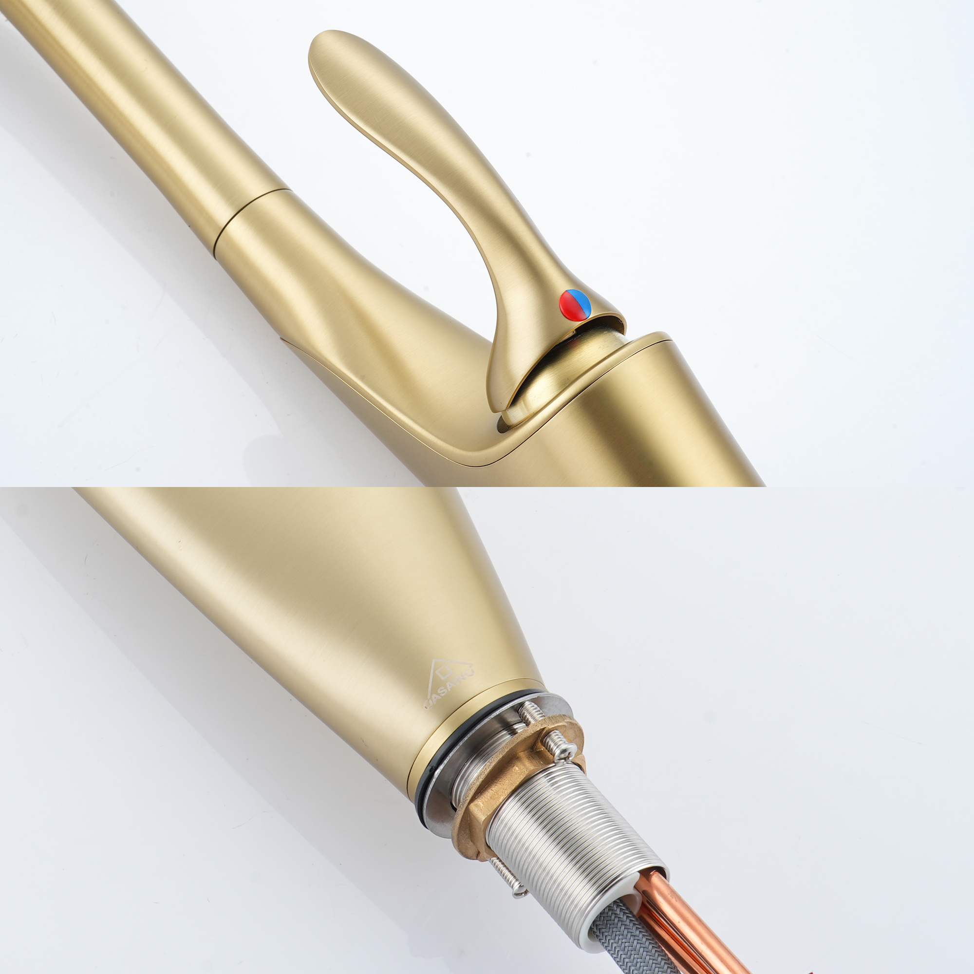 Single-Handle Kitchen Faucet with Pull-Out Sprayer