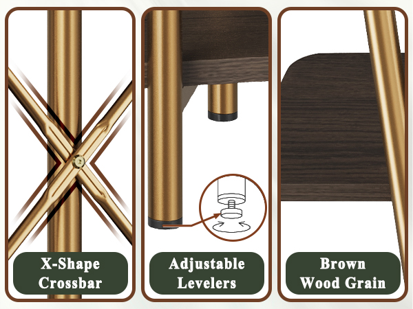 62.99 in. Tall Metal 4-Layer Vertical Stainless Steel Silver Storage Rack Bookshelf Bookcase