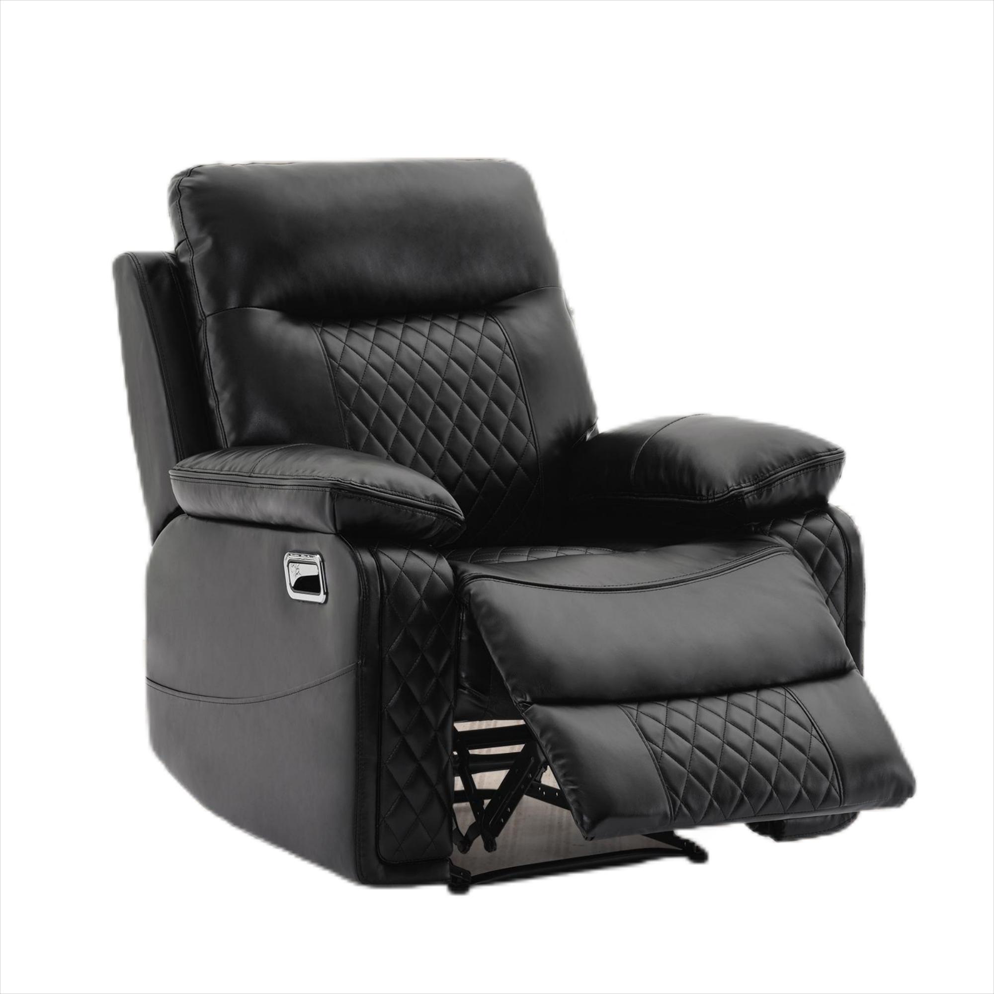 Manual Recliner Chair, Comfy Recliner Single Sofa Chair for Living Room Bedroom