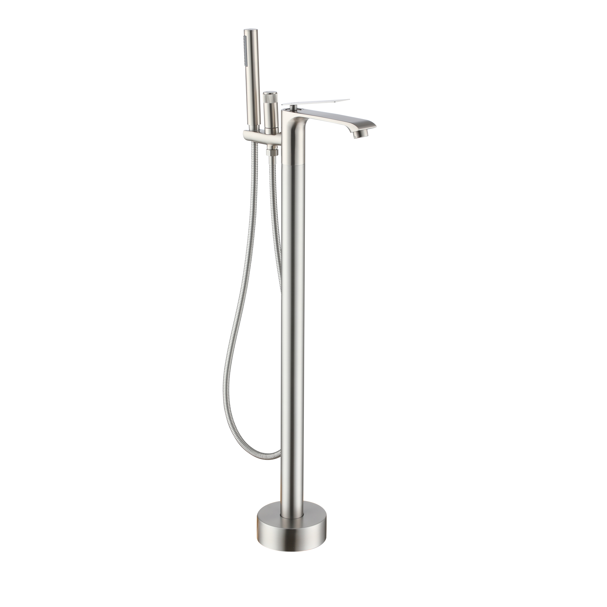 Freestanding Tub Faucet Floor Mounted Tub Filler with 150mm Handheld Hose