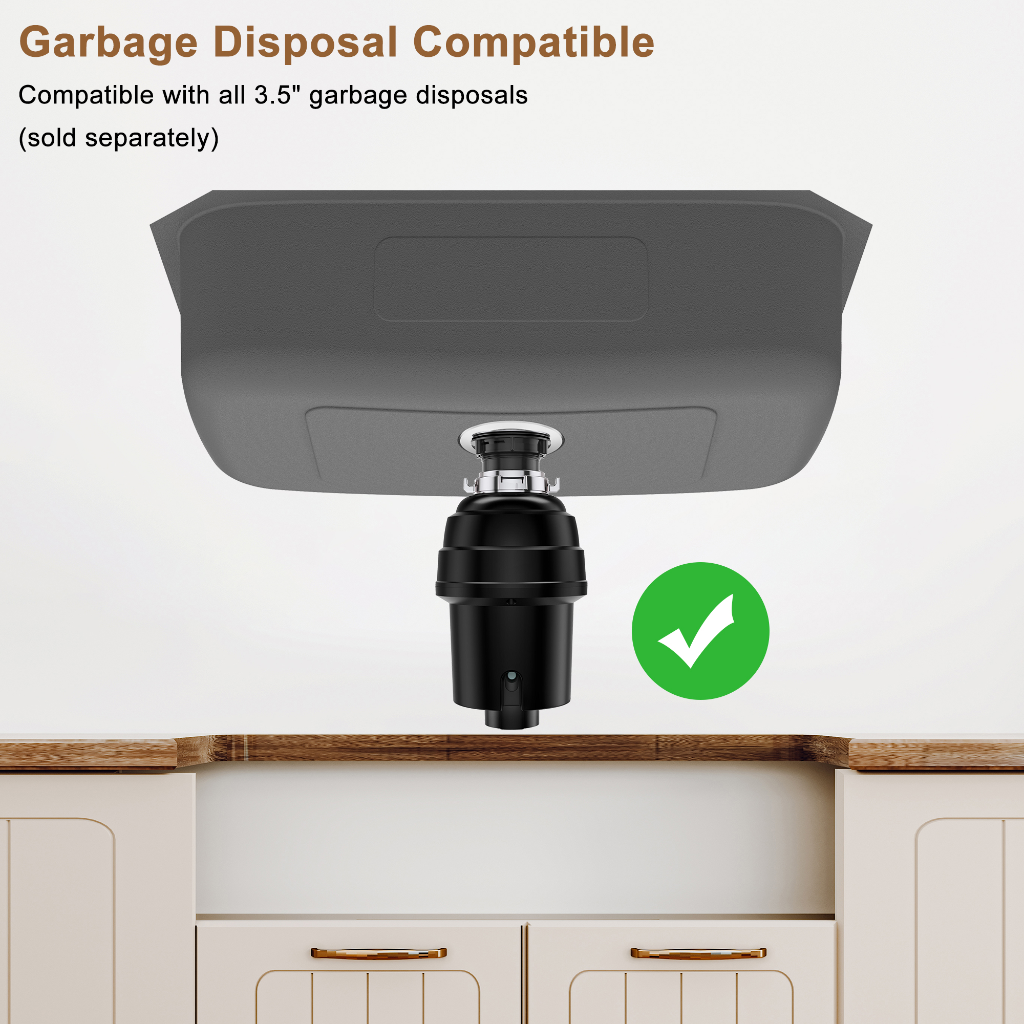 32-inch stainless steel sink under the table installation double grooves 50/50 with drain grid and drainer