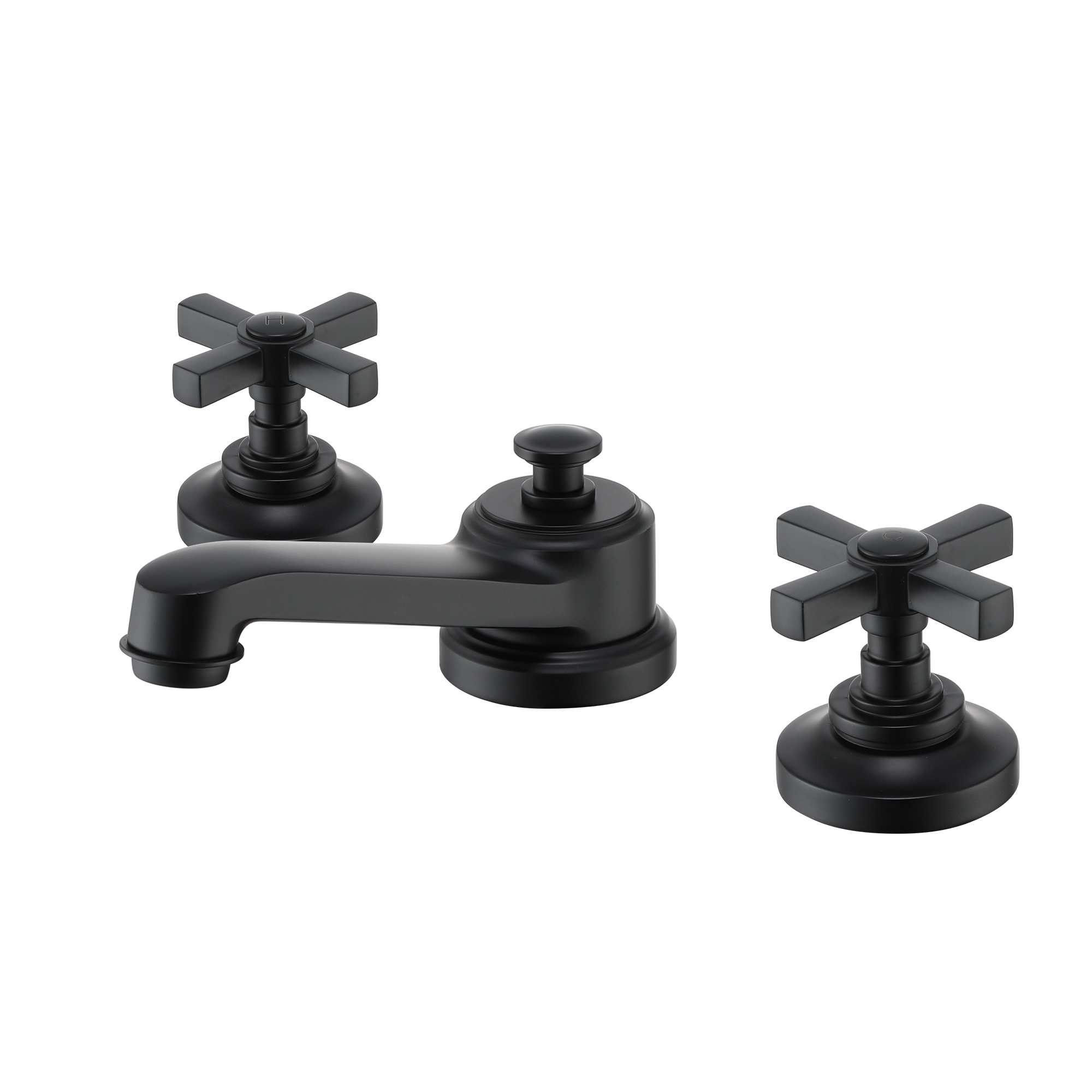 Bathroom Sink Faucet 3 Hole, 8 Inch Widespread Bathroom Faucet with Pop-up Drain 2 Handles Vintage Lavatory Vanity Faucets with cUPC Water Supply Hose,