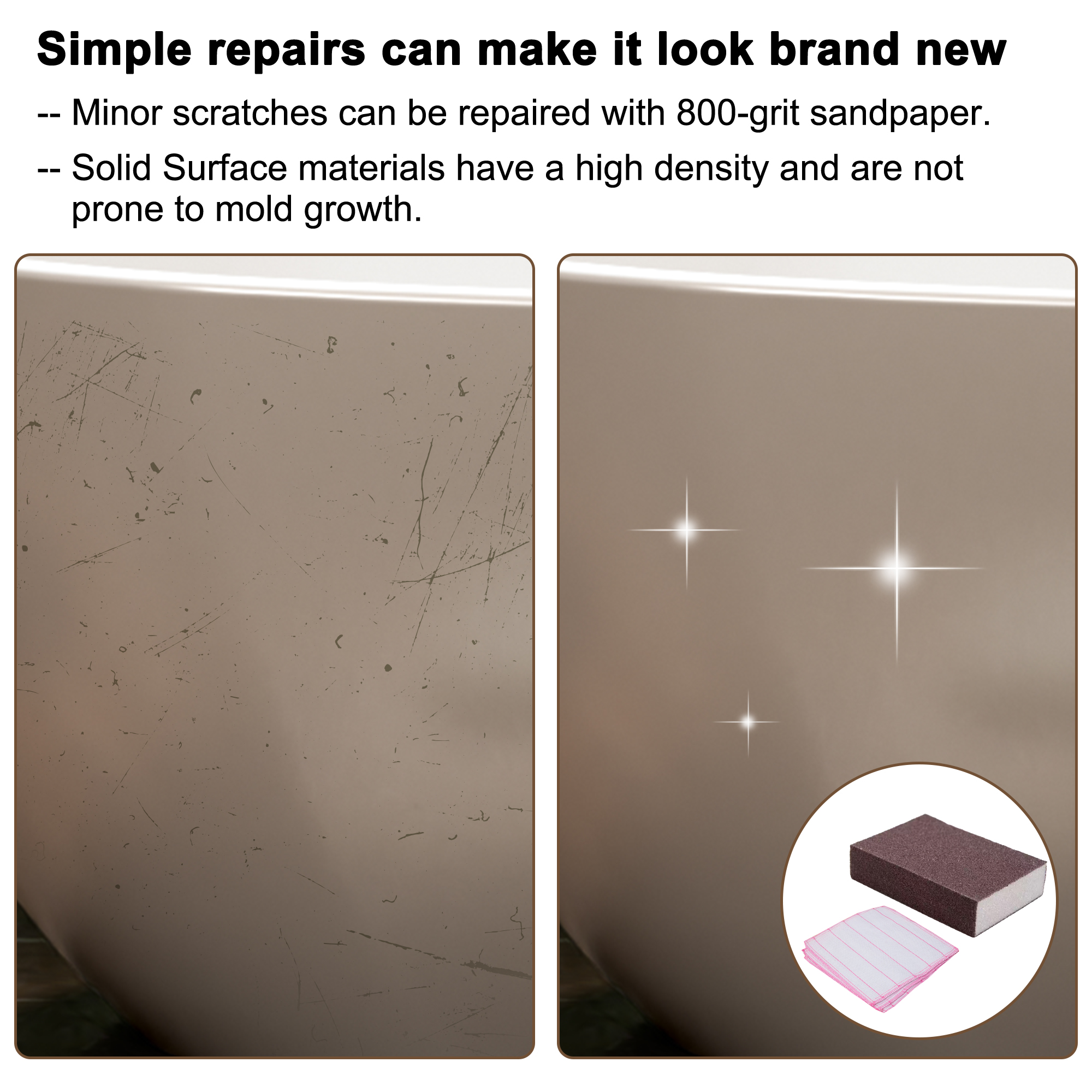 56"/65"/71" Matte White Solid Surface Stone Freestanding Tub with Classic Arc Shape