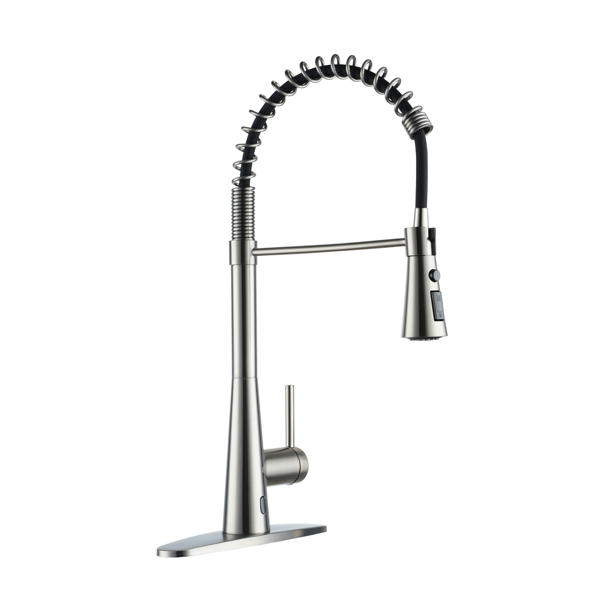 Touchless Spring Single Hole Pull dowm Sensor Kitchen Faucet Designer Style