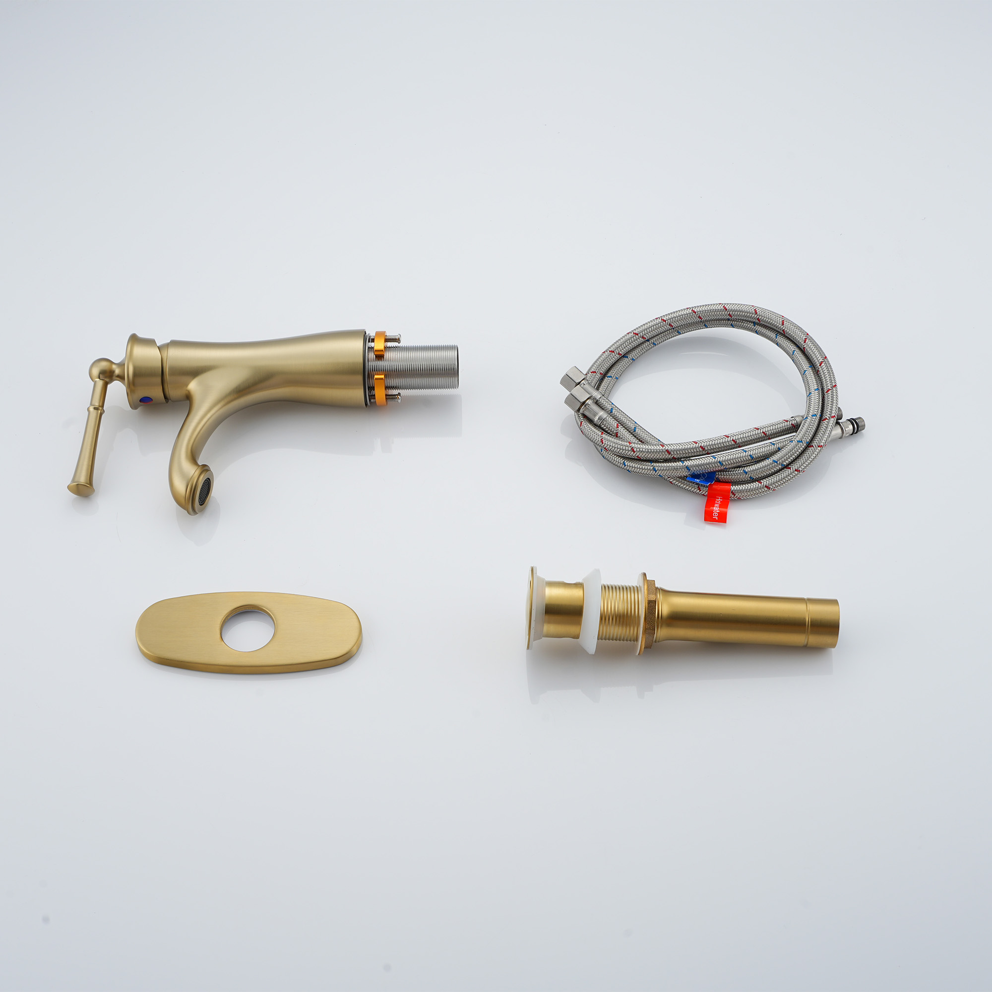 Single handle bathroom sink tap basin faucets with pop-up drain