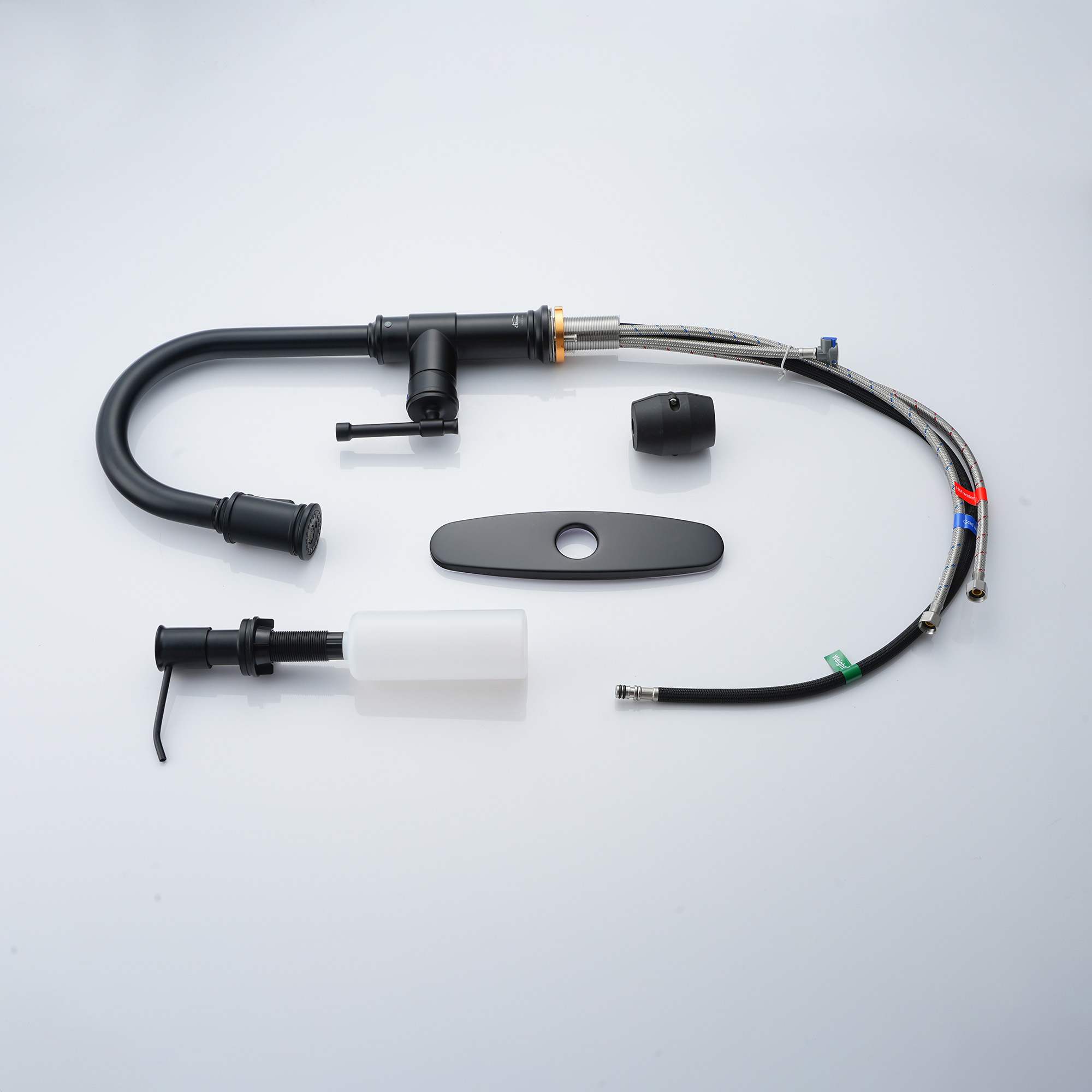 Single Hole Kitchen faucets with soap dispenser