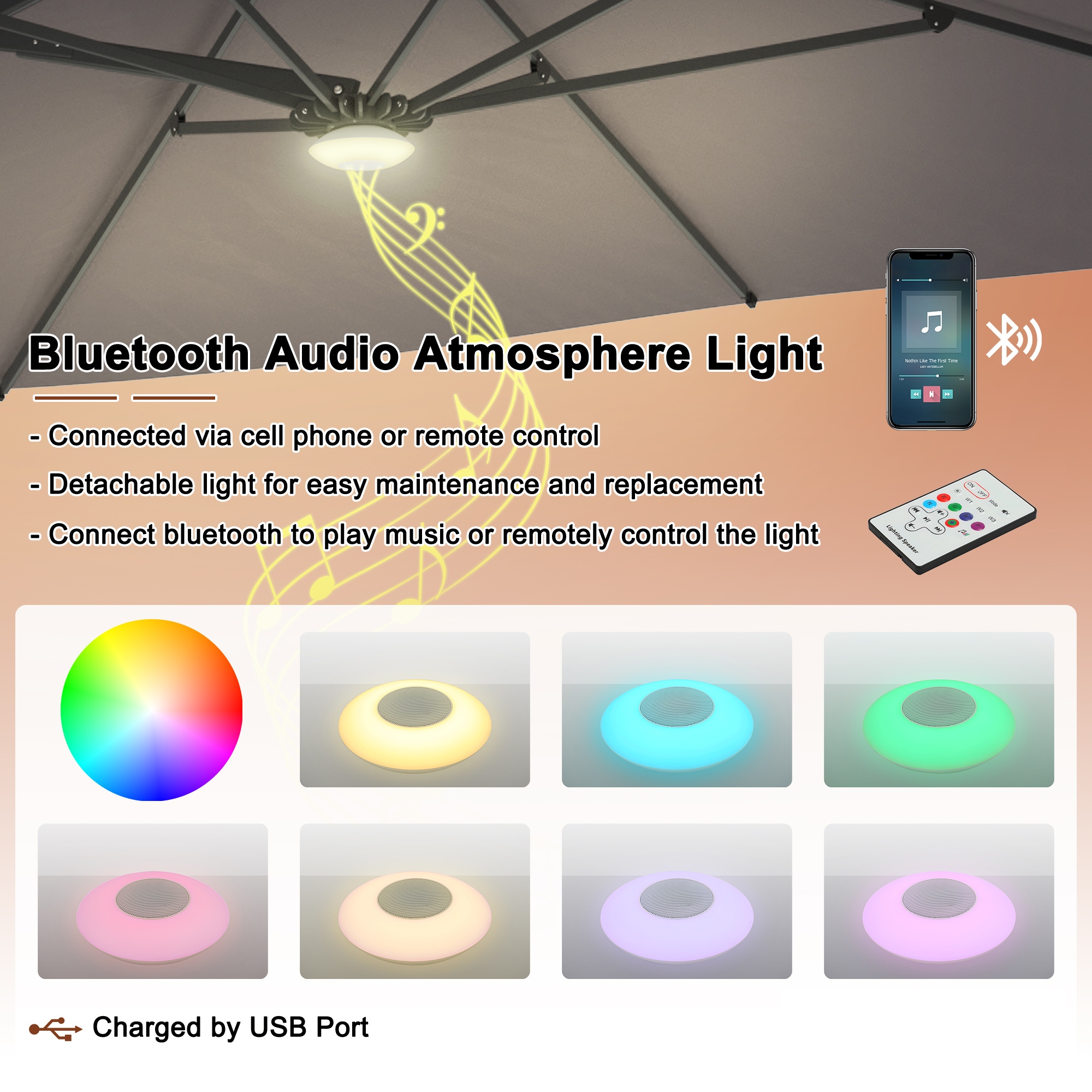 Cantilever Patio Umbrella with Base 10 ft Aluminum Outdoor Umbrellas