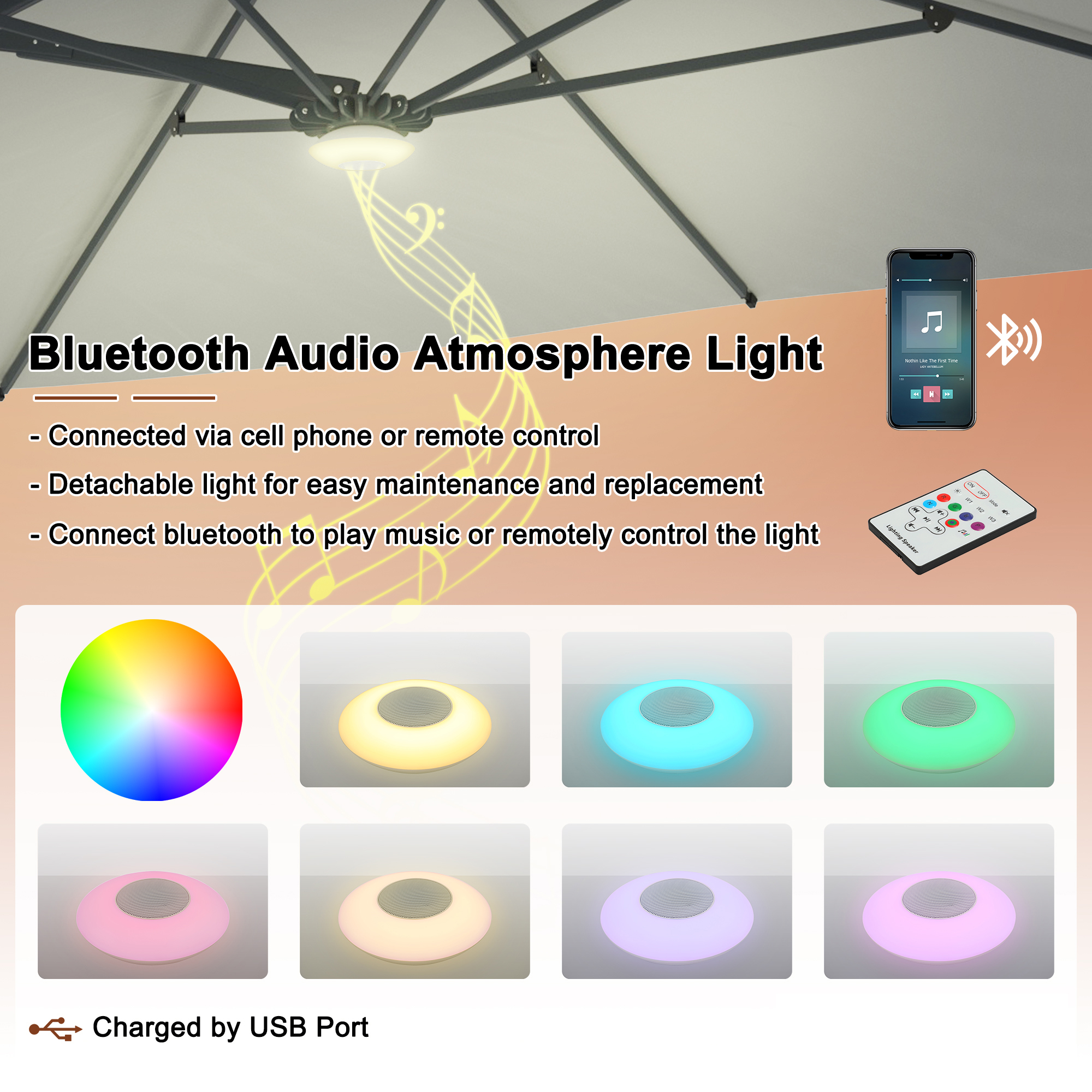 Cantilever Patio Umbrella with Base 10 ft Aluminum Outdoor Umbrellas