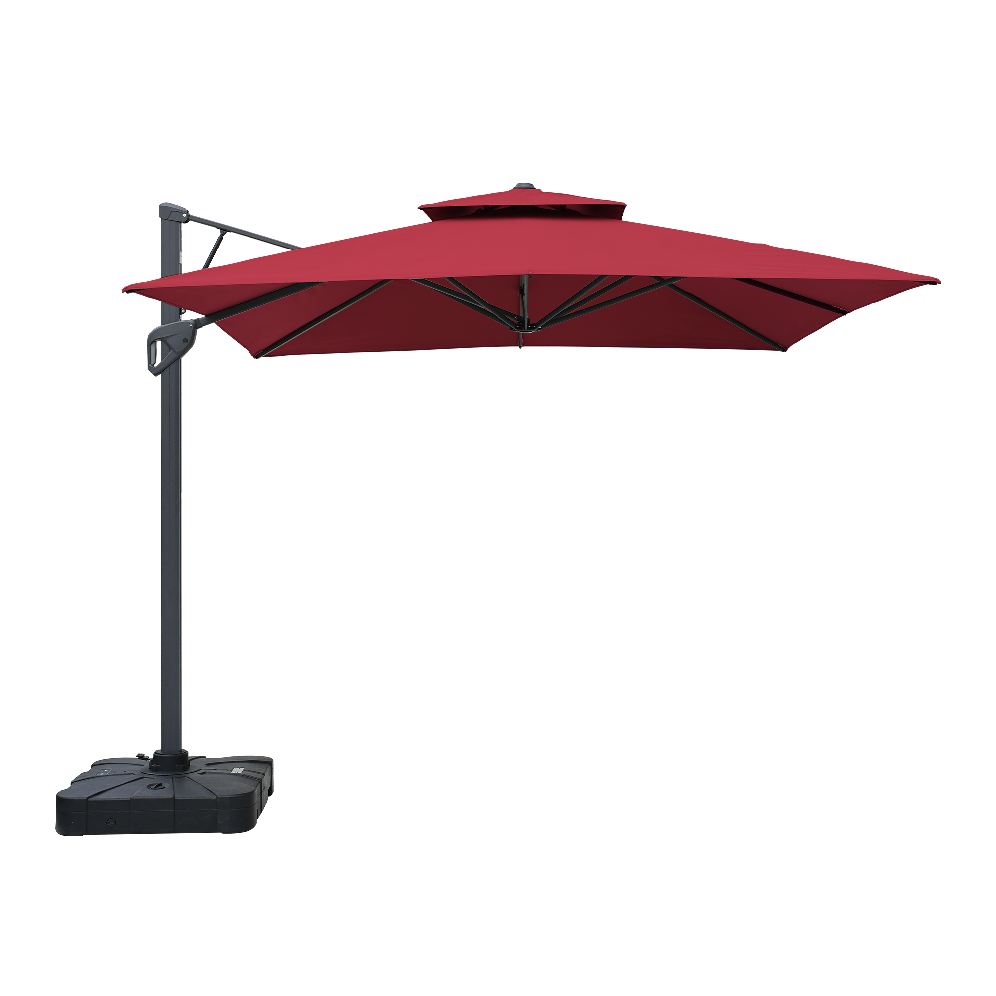 Cantilever Pool Umbrellas 10ft Cantilever Patio Umbrella with Base