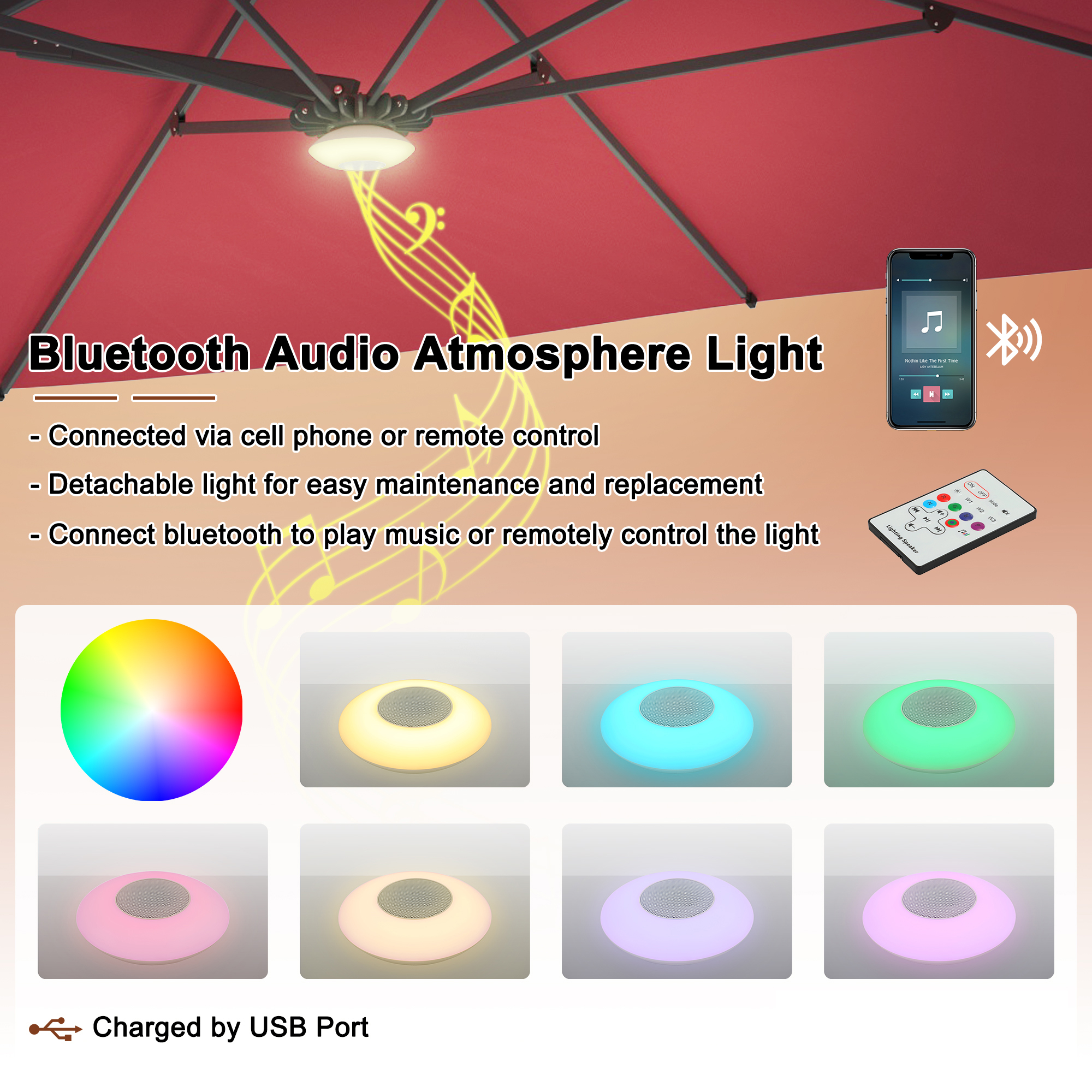 Cantilever Patio Umbrella with Base 10 ft Aluminum Outdoor Umbrellas