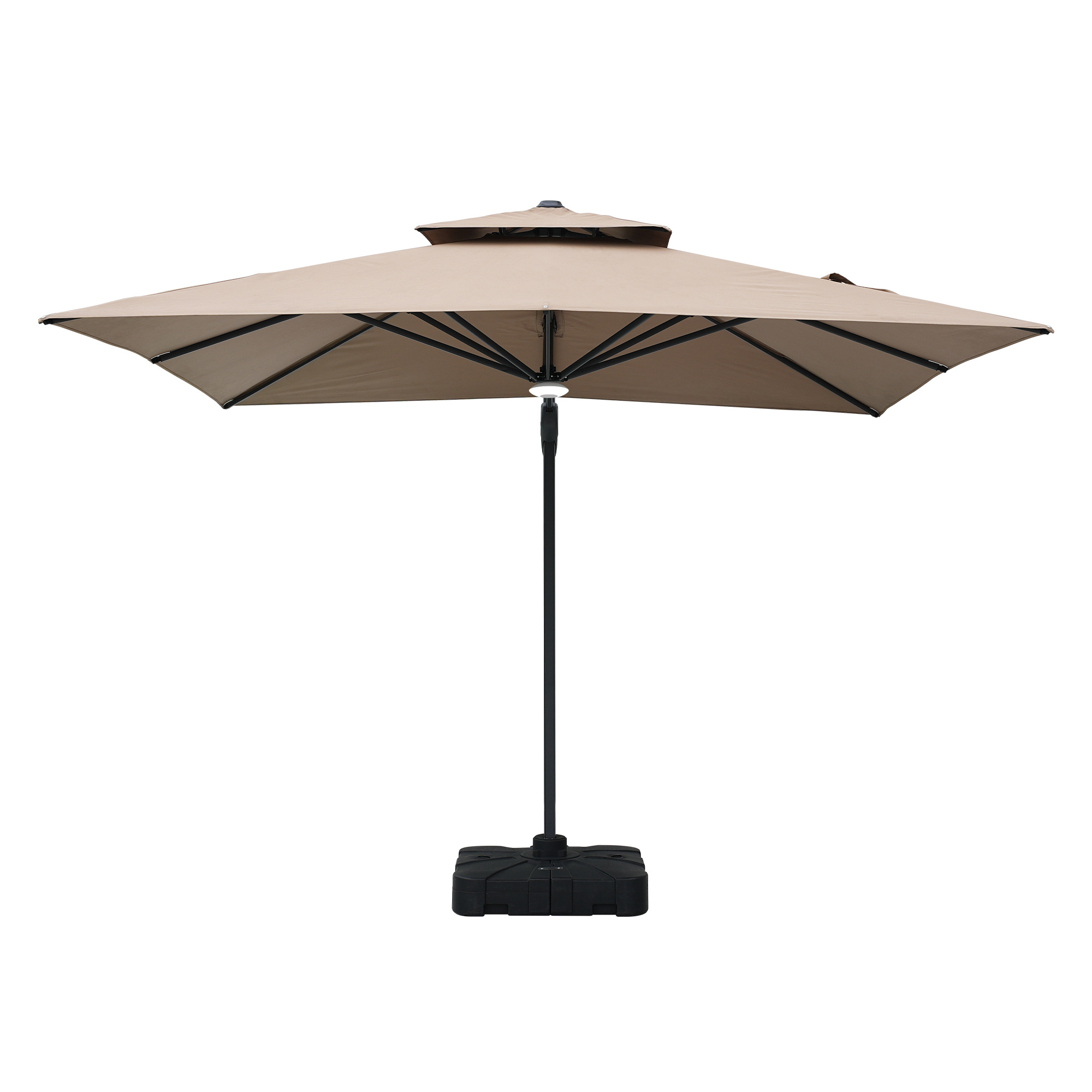Cantilever Patio Umbrella with Base 10 ft Aluminum Outdoor Umbrellas