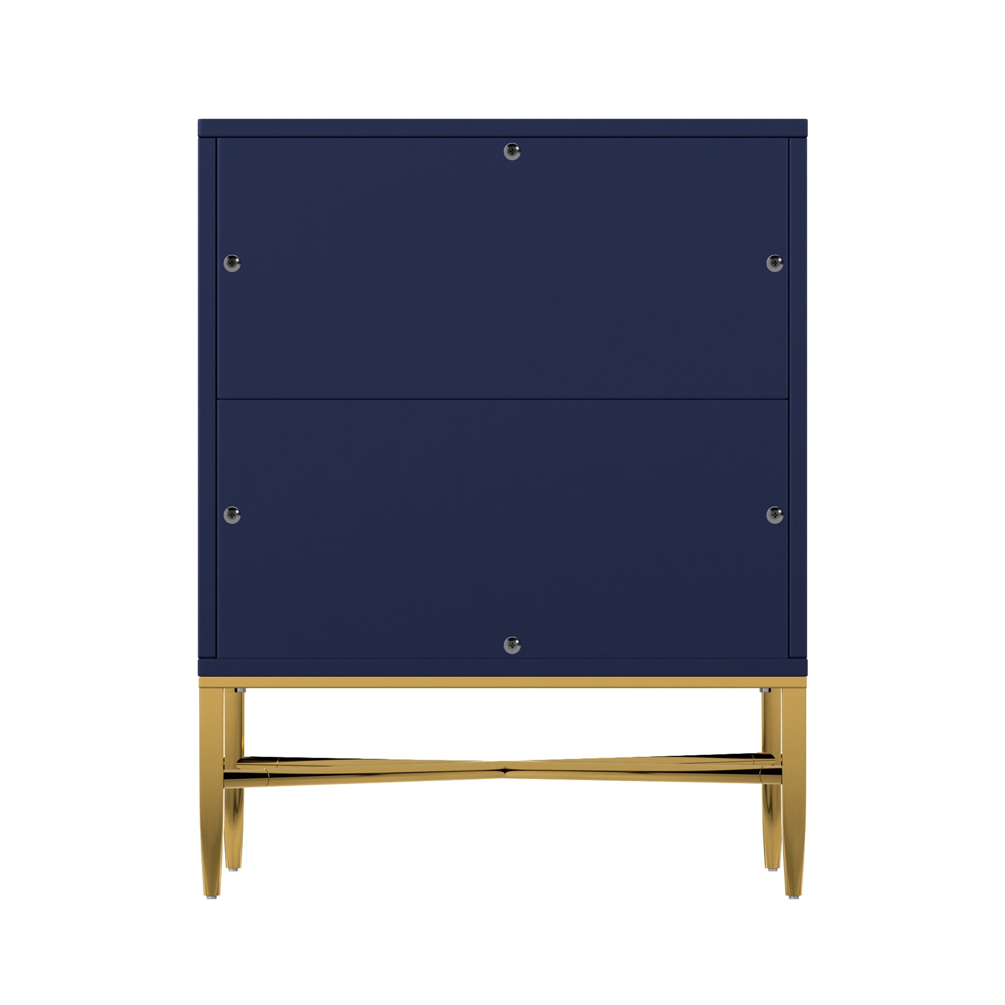  Boyel Living 2-Drawer Wood Nightstand with Square Support Legs