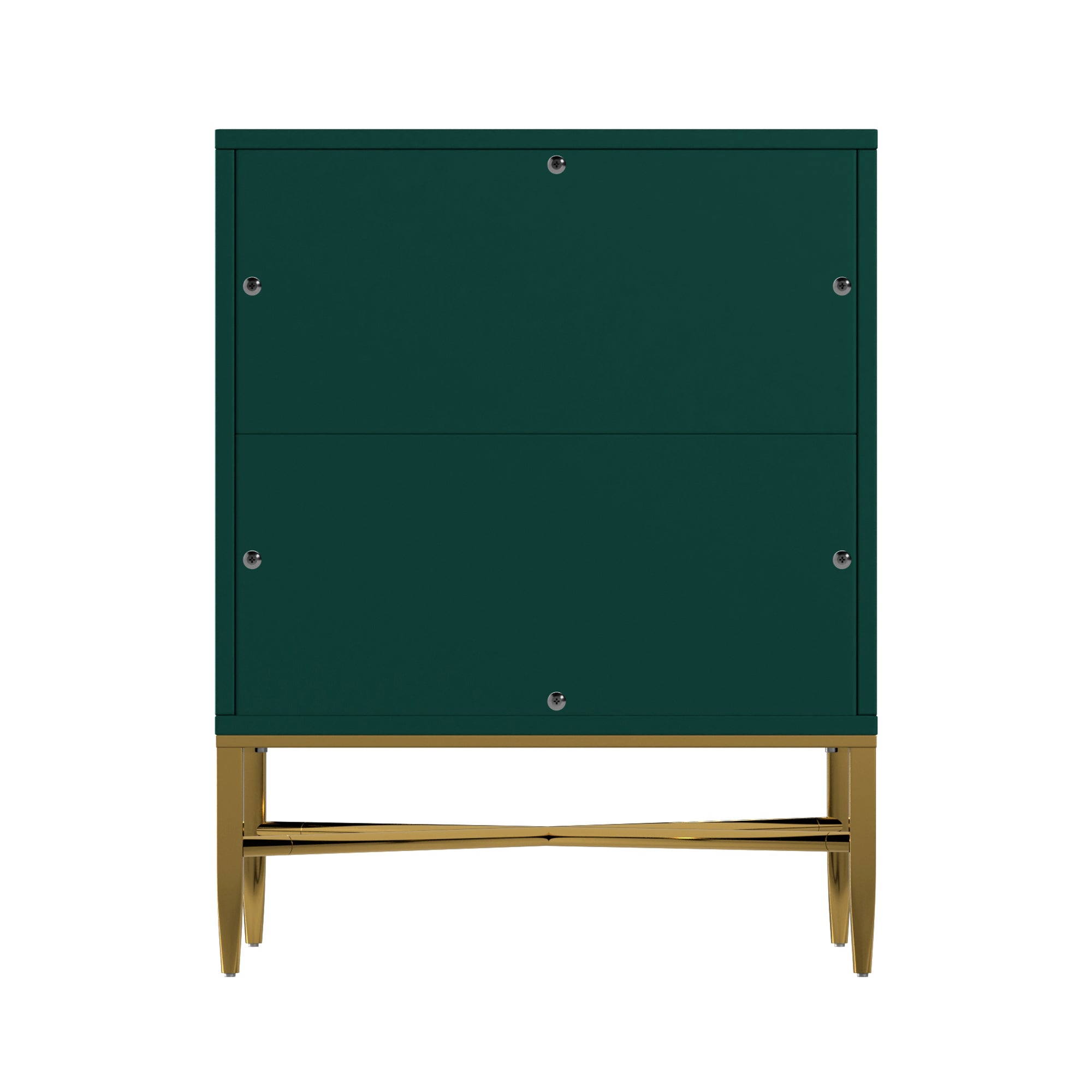  Boyel Living 2-Drawer Wood Nightstand with Square Support Legs