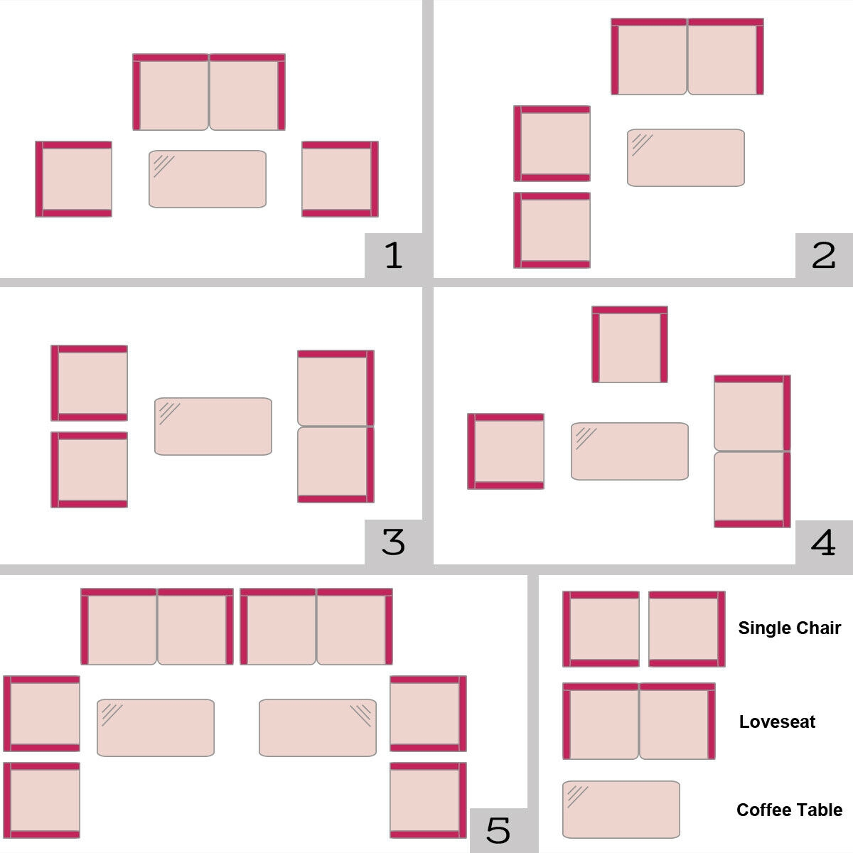 Mondawe 4 Pieces Rattan Outdoor Patio Conversation Furniture Set with Glass Table and Comfortable Wicker Sectional Sofa-Mondawe