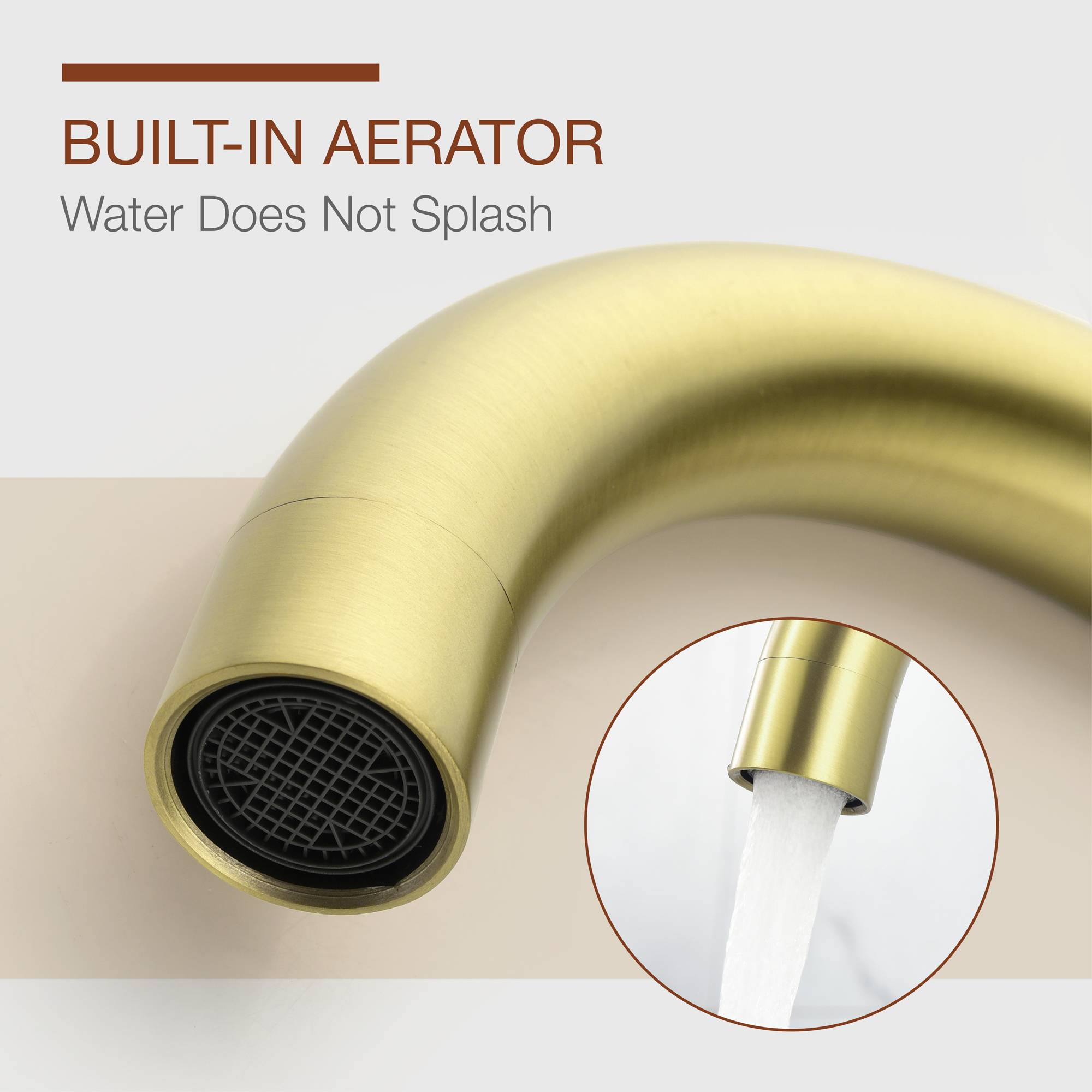 Mondawe Double Handle 8 Inch Brass 3 Hole Widespread Bathroom Sink Faucet in Black/Gold/Nickel-Mondawe