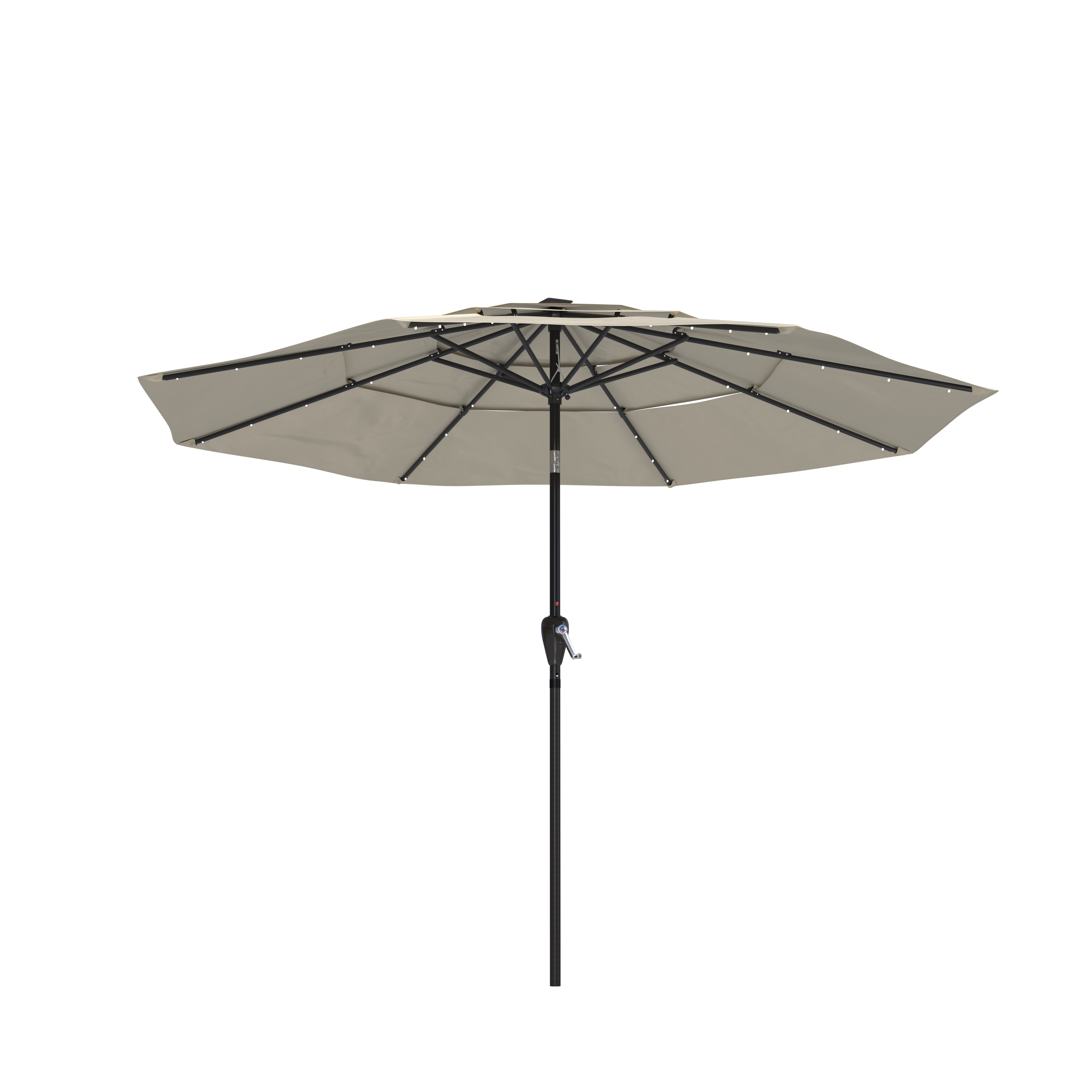 Mondawe 11-Ft Market Patio Umbrella with LED-Mondawe