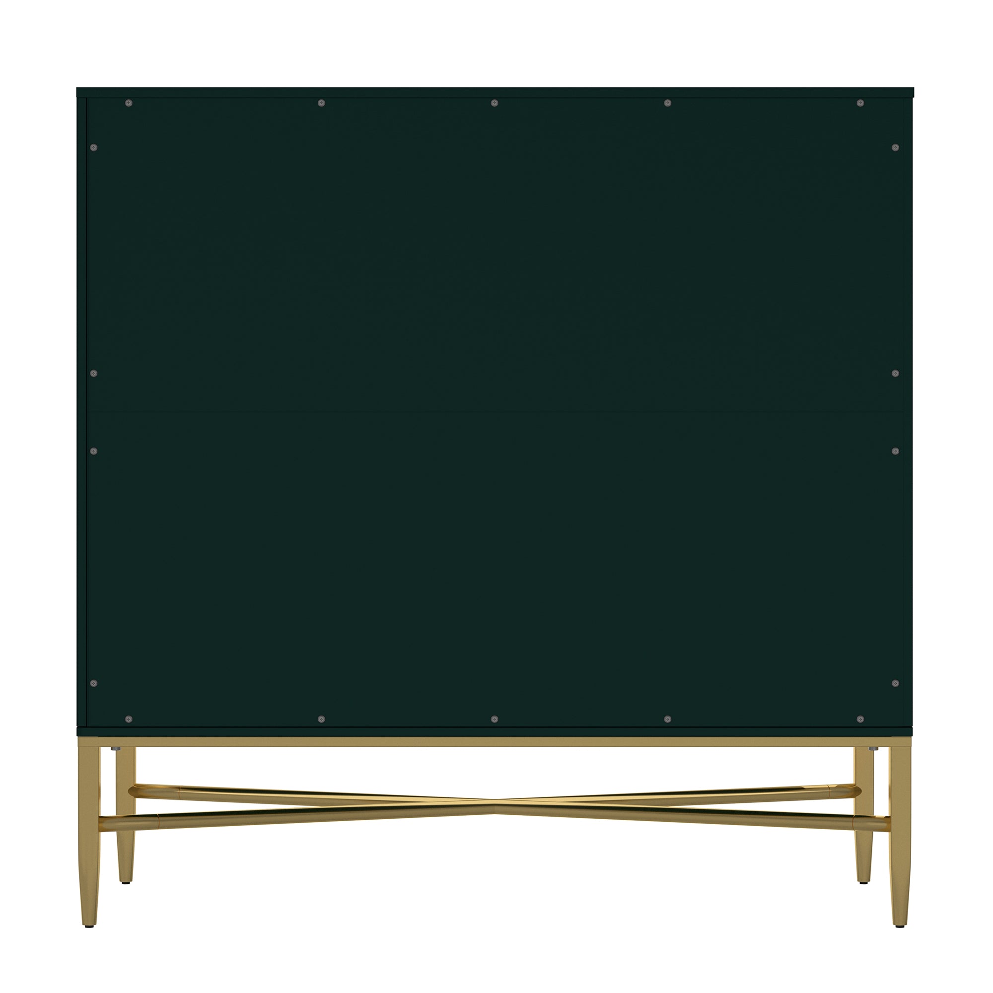 Boyel Living 32.8 in. H 2 Door White Locker Accent Storage Cabinet