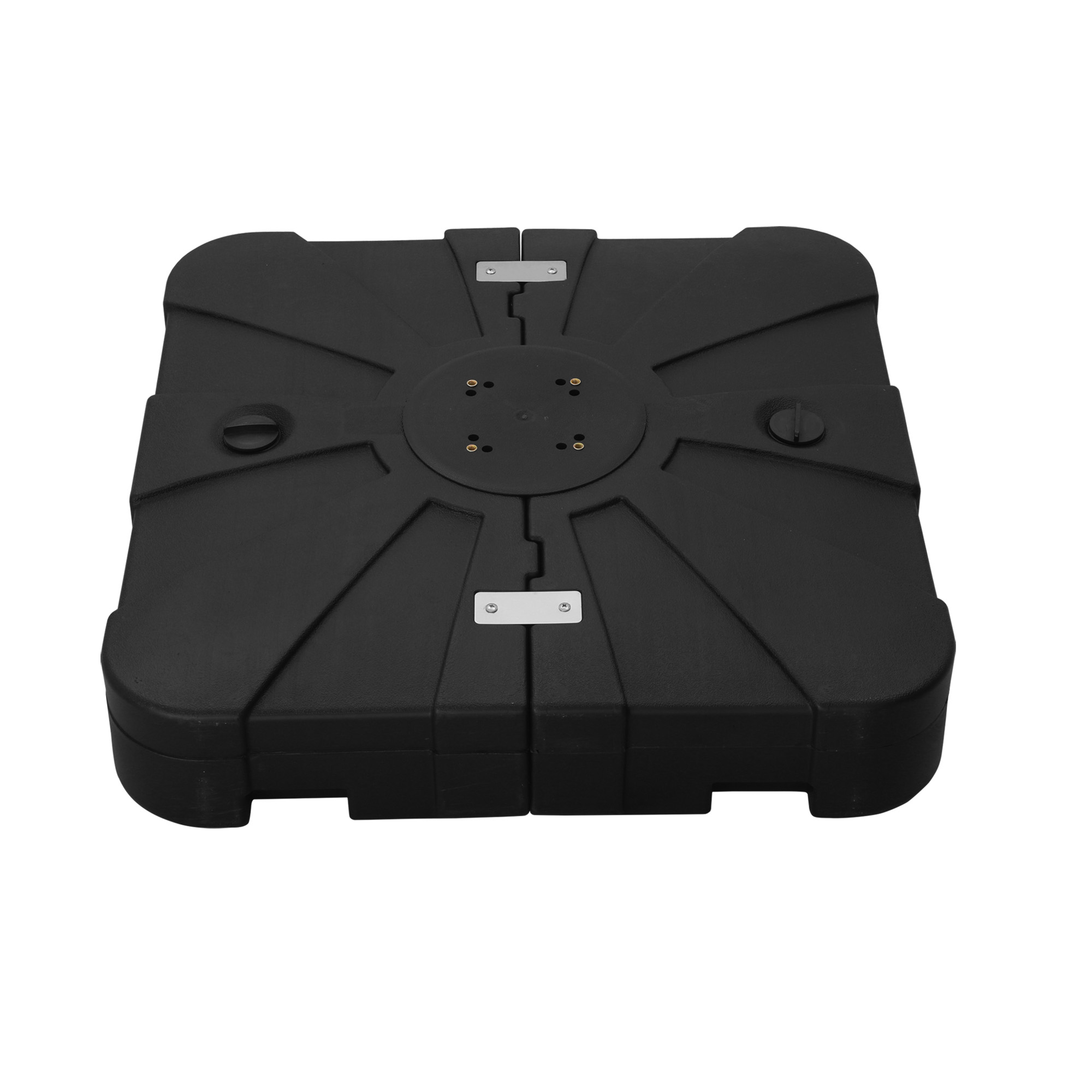 Weather-Resistant HDPE Patio Umbrella Base Square Outdoor Umbrella Stand