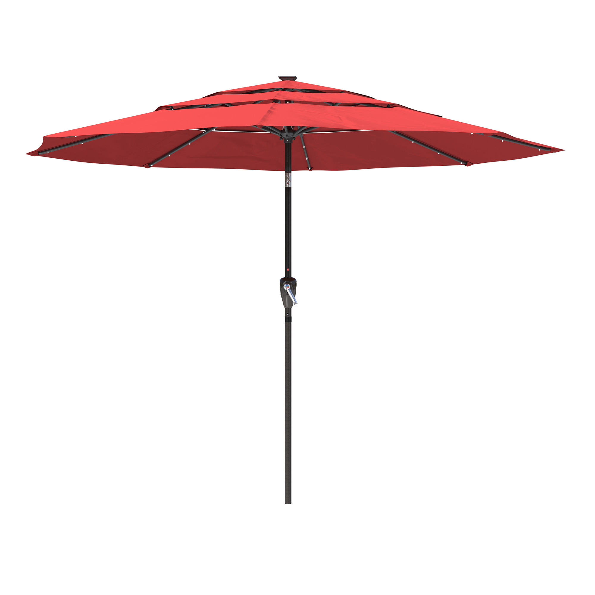 Mondawe 11-Ft Market Patio Umbrella with LED-Mondawe