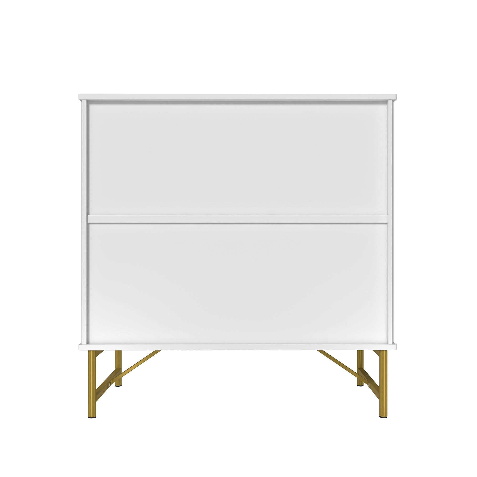 Sideboard Buffet Storage Cabinet with 2 Doors，32 Inch Monden Free-Standing Accent Cabinet with Gold Legs for Hallway, Living Room