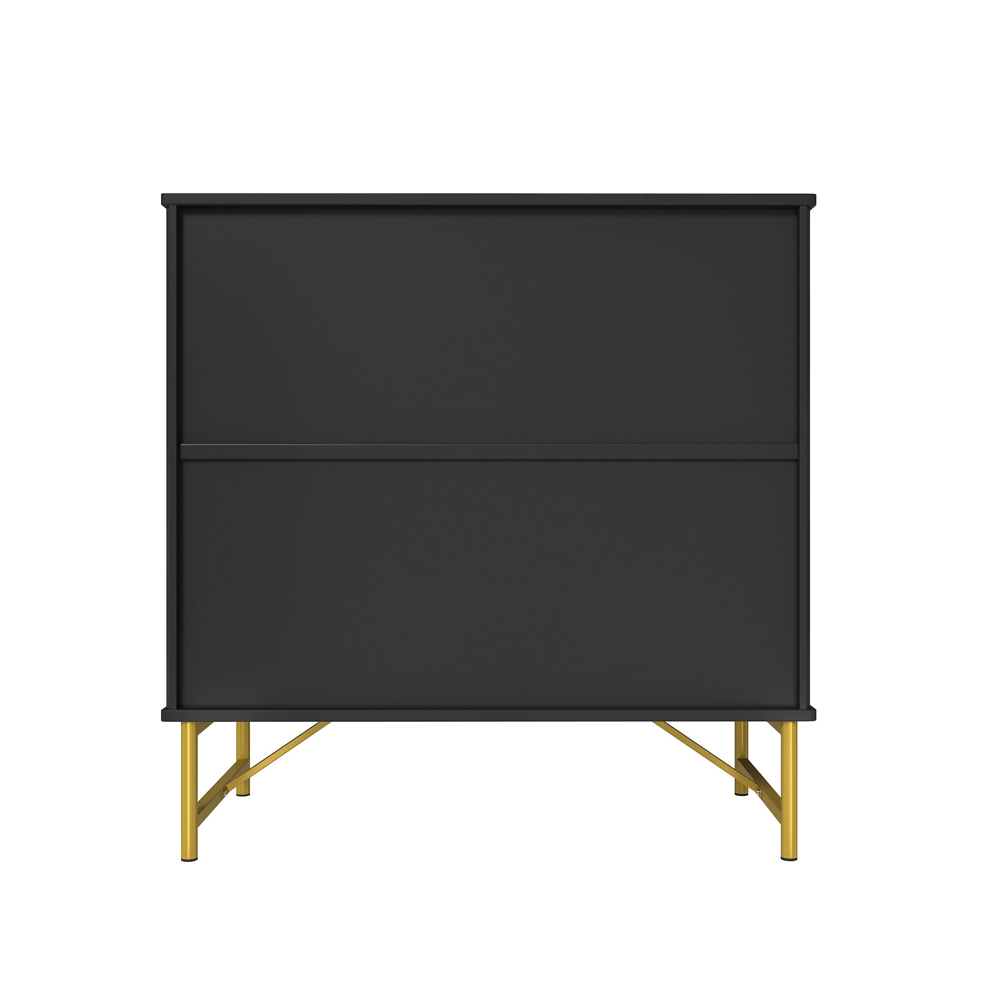 Sideboard Buffet Storage Cabinet with 2 Doors，32 Inch Monden Free-Standing Accent Cabinet with Gold Legs for Hallway, Living Room