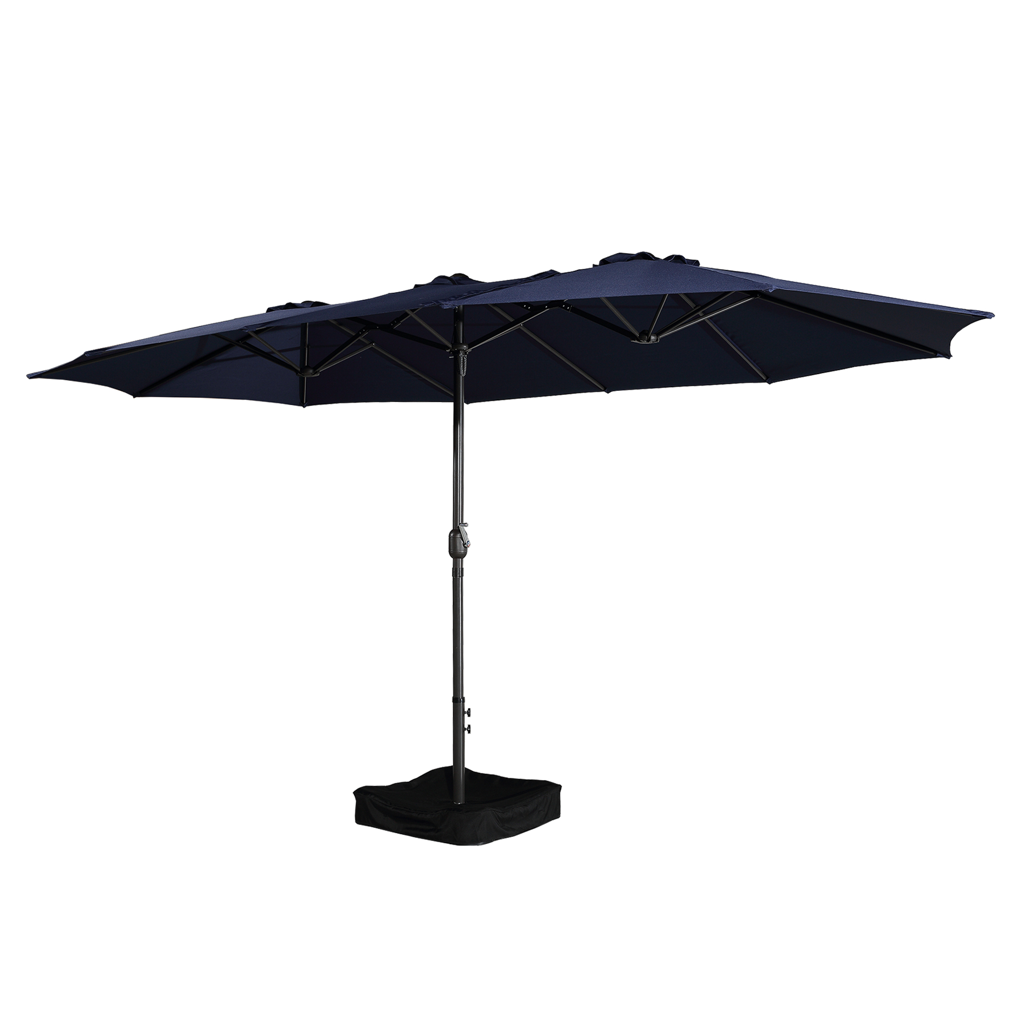 Mondawe 15ft Rectangular Patio Market Umbrella with Base-Mondawe