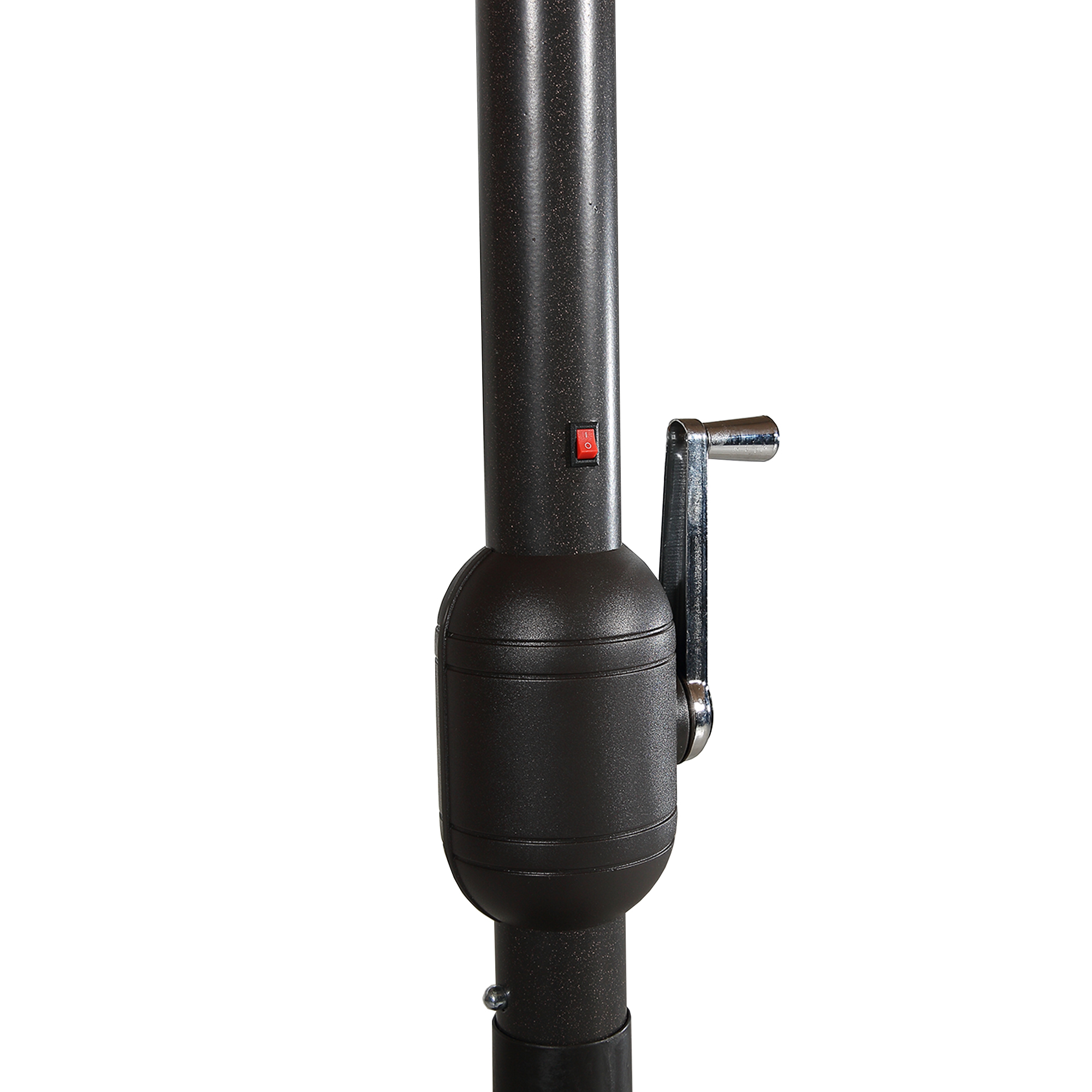 Mondawe 15ft Rectangular Patio Umbrella with Base and LED Lights-Mondawe