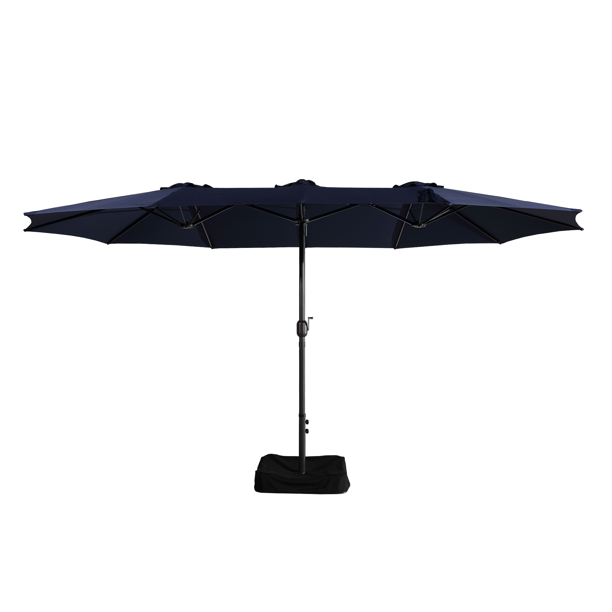 Mondawe 15ft Rectangular Patio Market Umbrella with Base-Mondawe