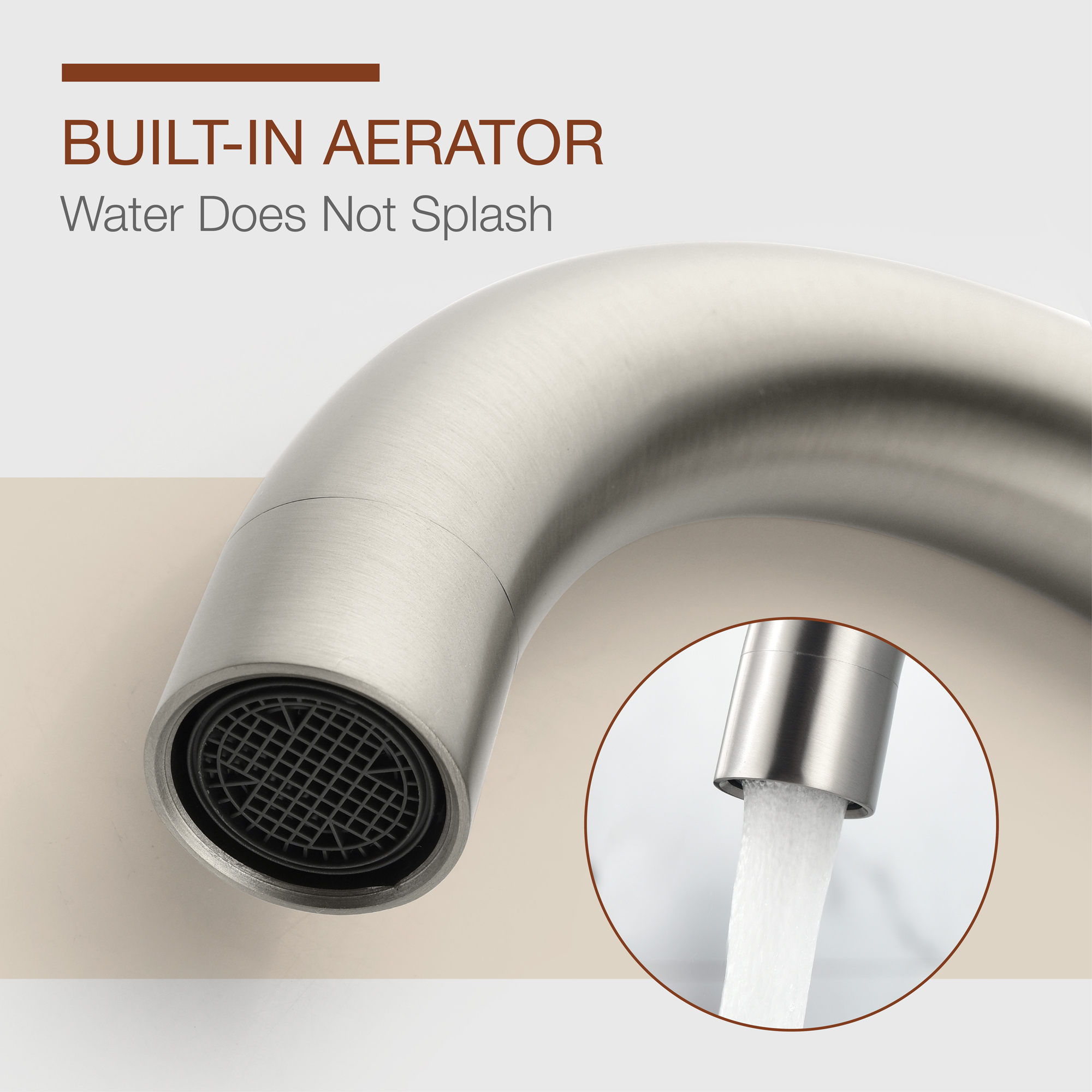 Mondawe Double Handle 8 Inch Brass 3 Hole Widespread Bathroom Sink Faucet in Black/Gold/Nickel-Mondawe