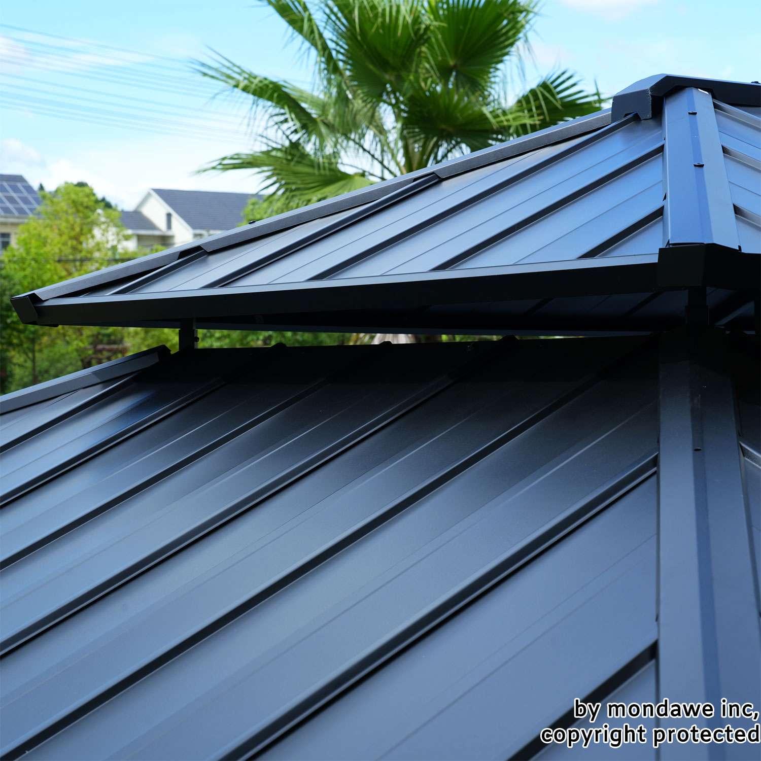 12 ft. x 20 ft. Outdoor Cedar Wood Frame Patio Gazebo