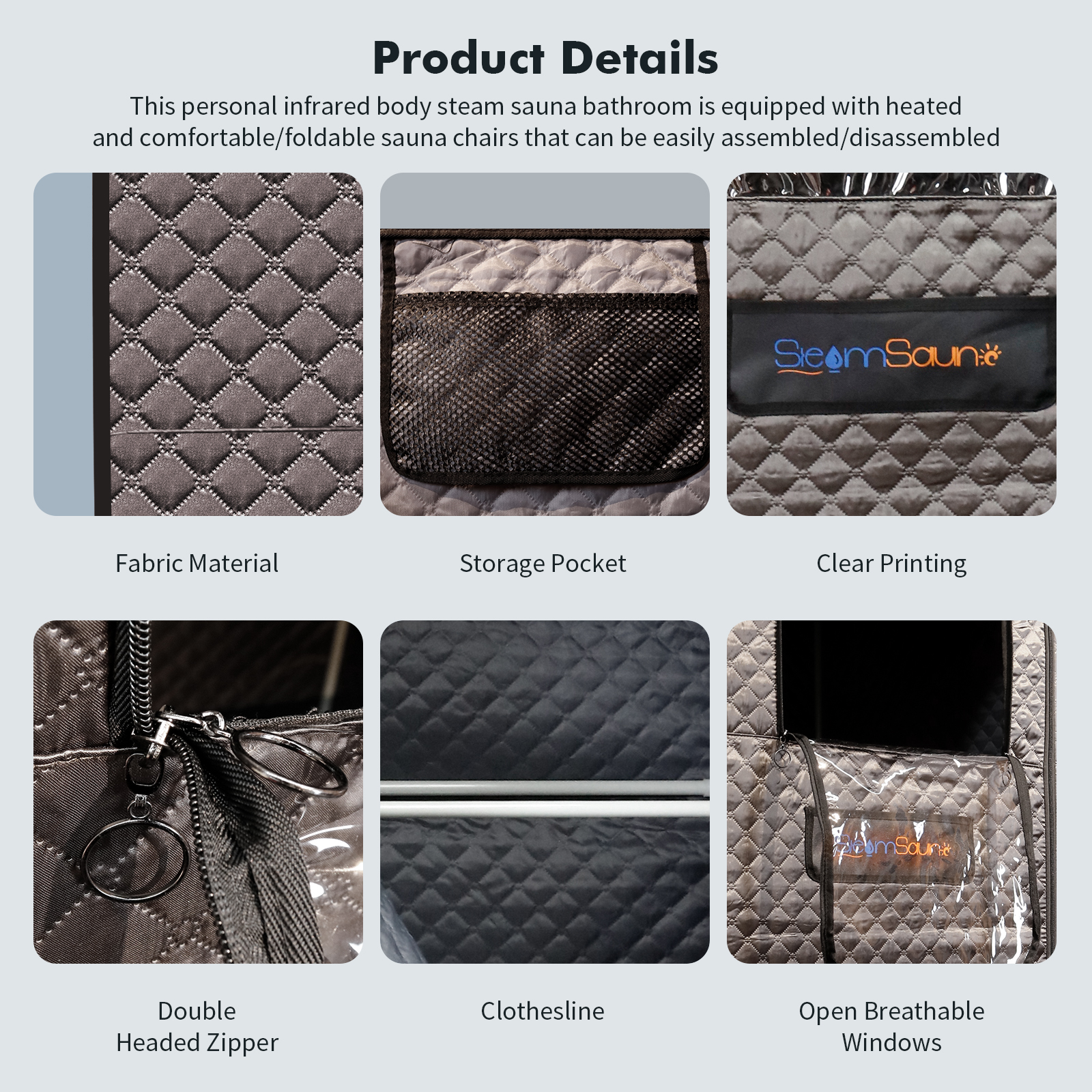 Sojourner Portable Sauna for Home - Steam Sauna Tent, Personal Sauna - Sauna Heater, Tent, Chair, Remote Included for Home Sauna - Enjoy Your Own Personal Spa 