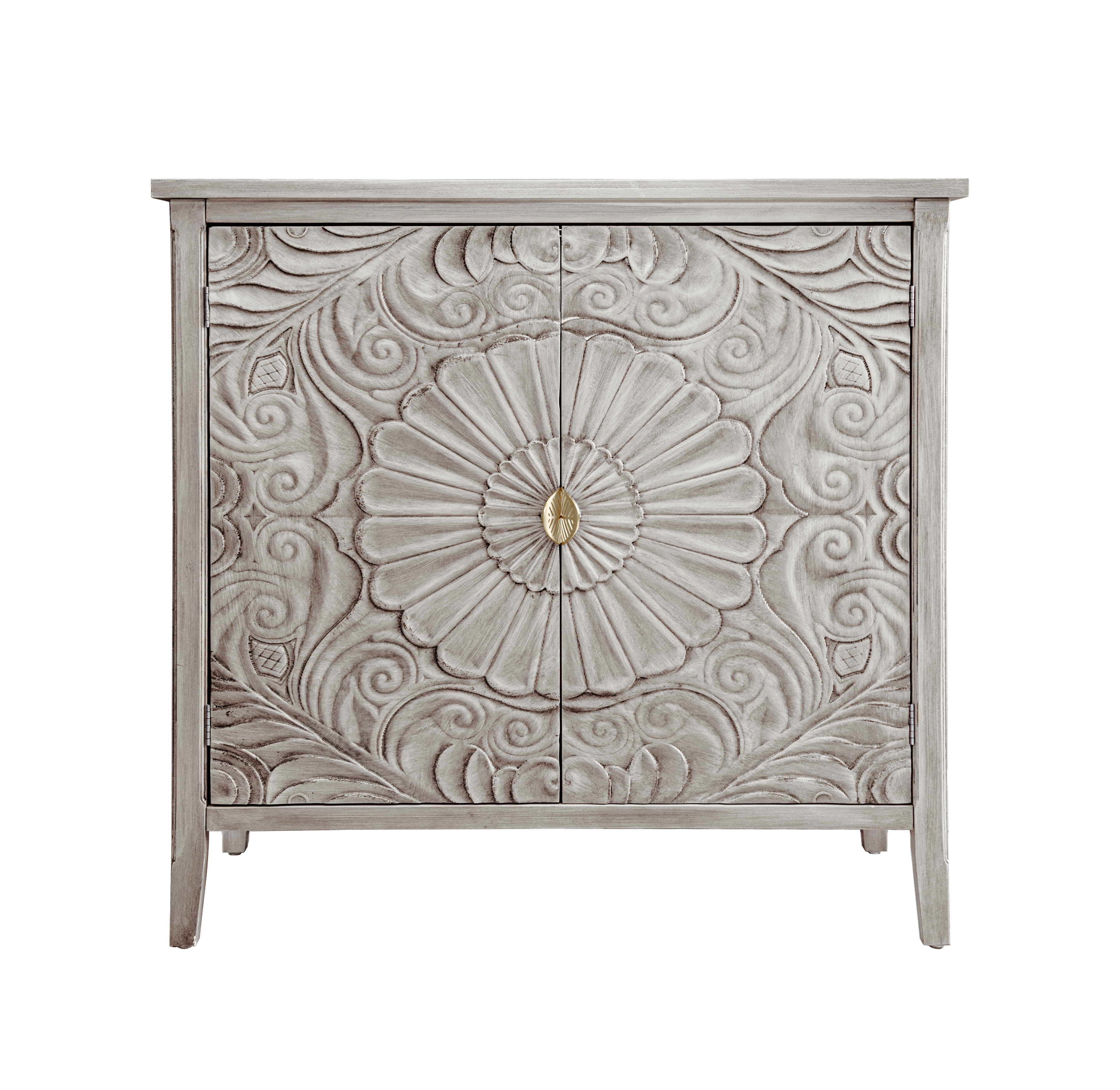 2 Door Cabinet, American Furniture, Suitable for Bedroom, Living Room, Study