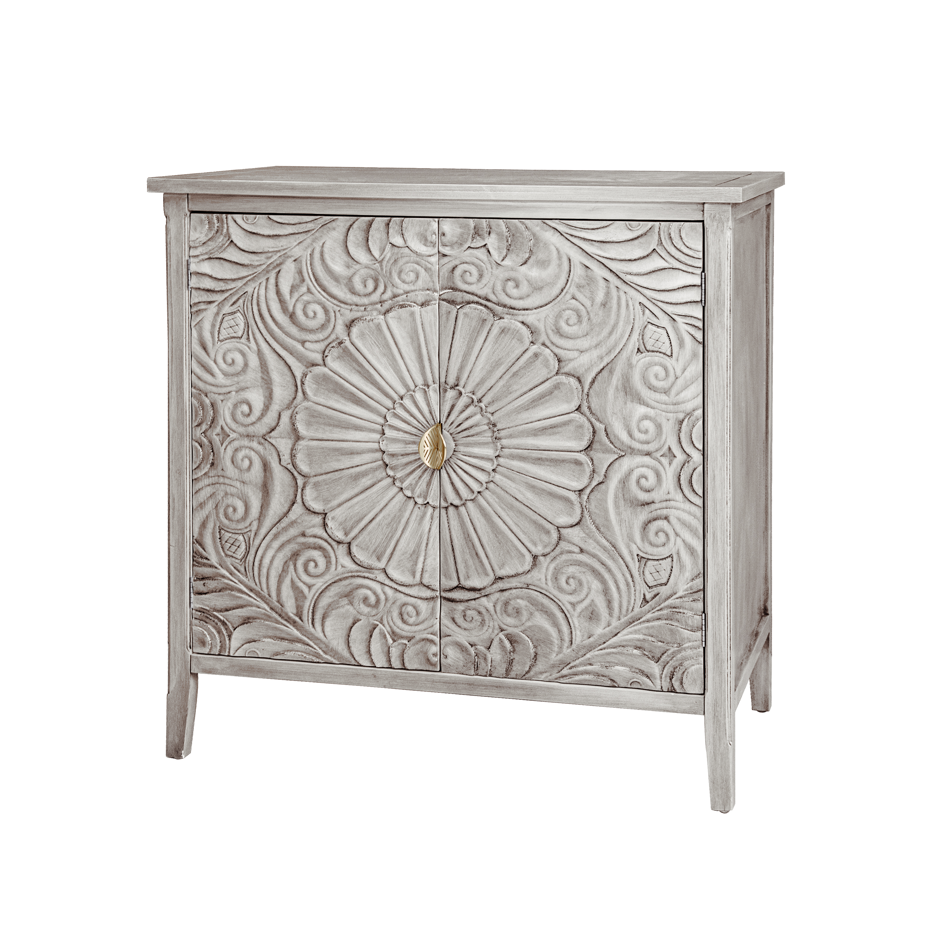 2 Door Cabinet, American Furniture, Suitable for Bedroom, Living Room, Study