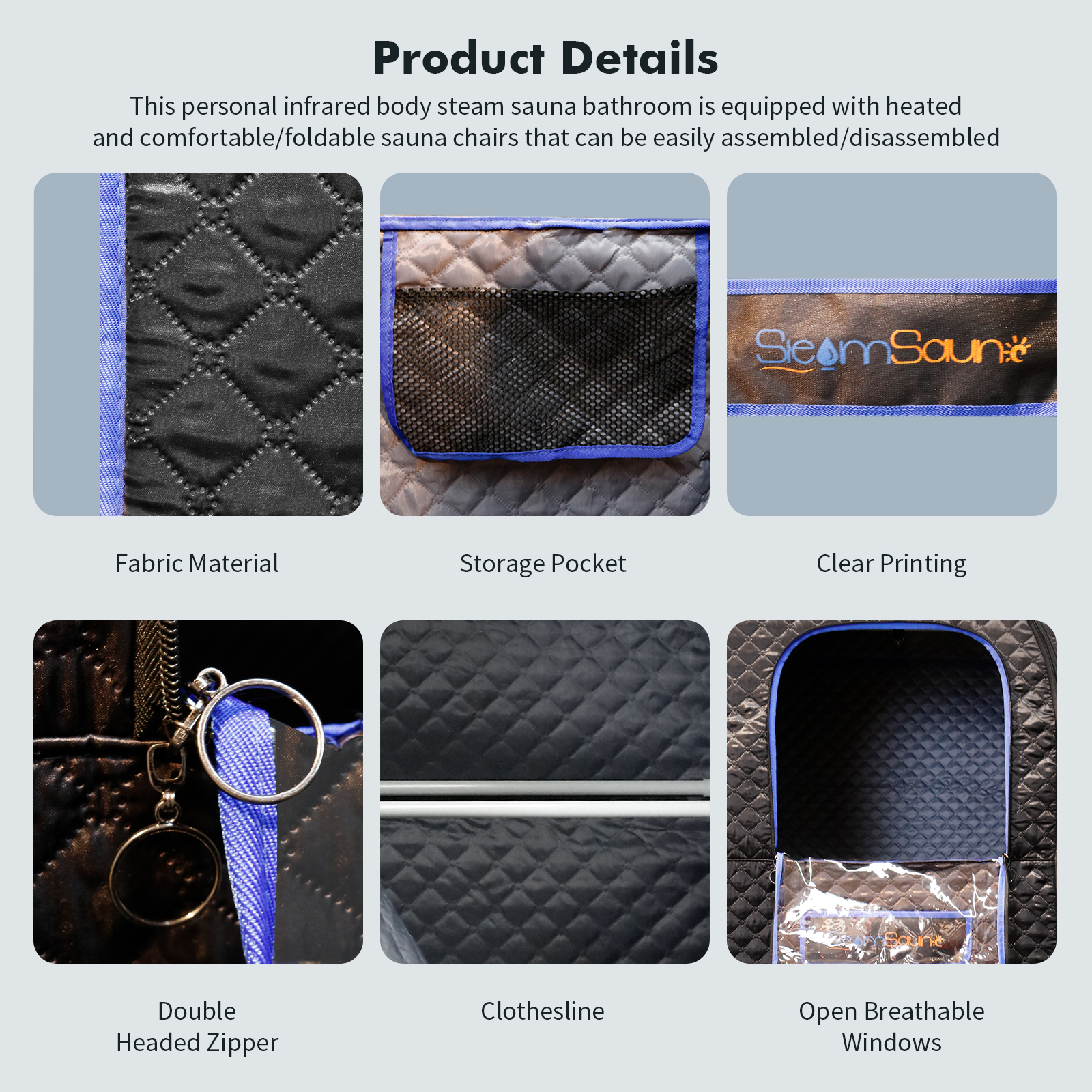 Sojourner Portable Sauna for Home - Steam Sauna Tent, Personal Sauna - Sauna Heater, Tent, Chair, Remote Included for Home Sauna - Enjoy Your Own Personal Spa 