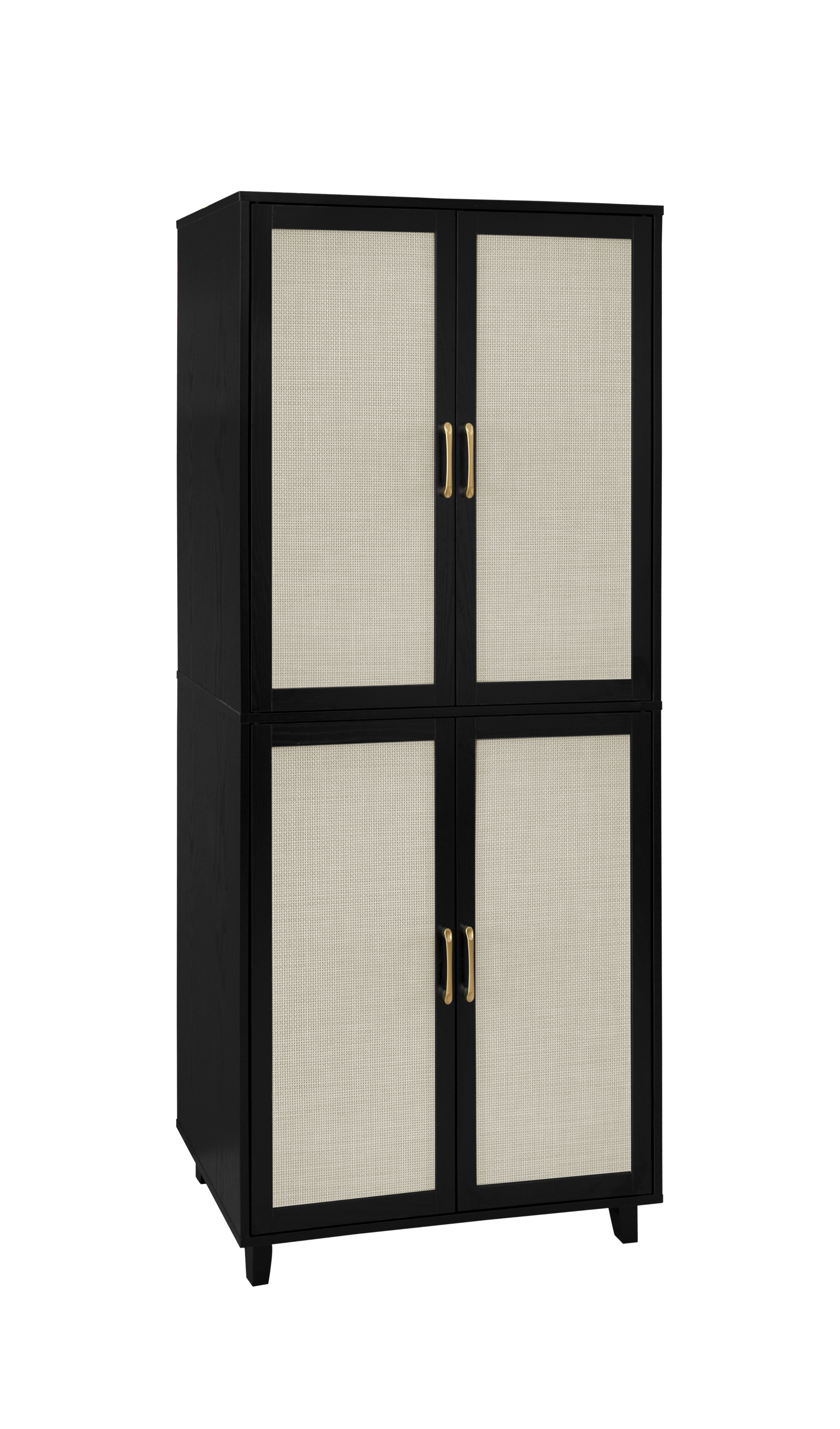 Boyel Living 4 Door Cabinet, with 4 Adjustable Inner Shelves, Storage Cabinet 