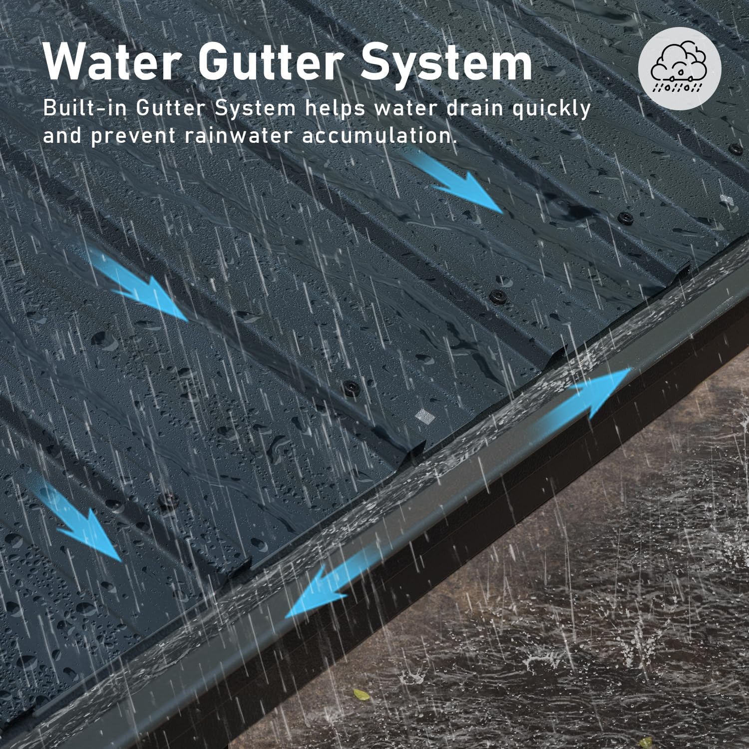 14x22FT Hardtop Gazebo, Outdoor Gazebo with Galvanized Steel Double Roof, Aluminum Frame, Built-in Gutter System, Curtain and Netting, Metal Gazebo Pavilion for Patio Deck Garden, Brown/Grey